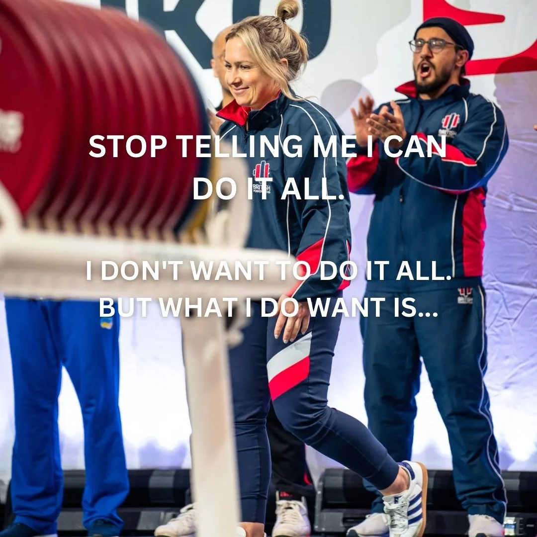 A question I&rsquo;m sitting with:

I&rsquo;m in my mid-thirties. I run my own business, live alone, train hard, and genuinely love my independence. But I&rsquo;m also exhausted. My nervous system is fried, I&rsquo;m realising that the unintentional 