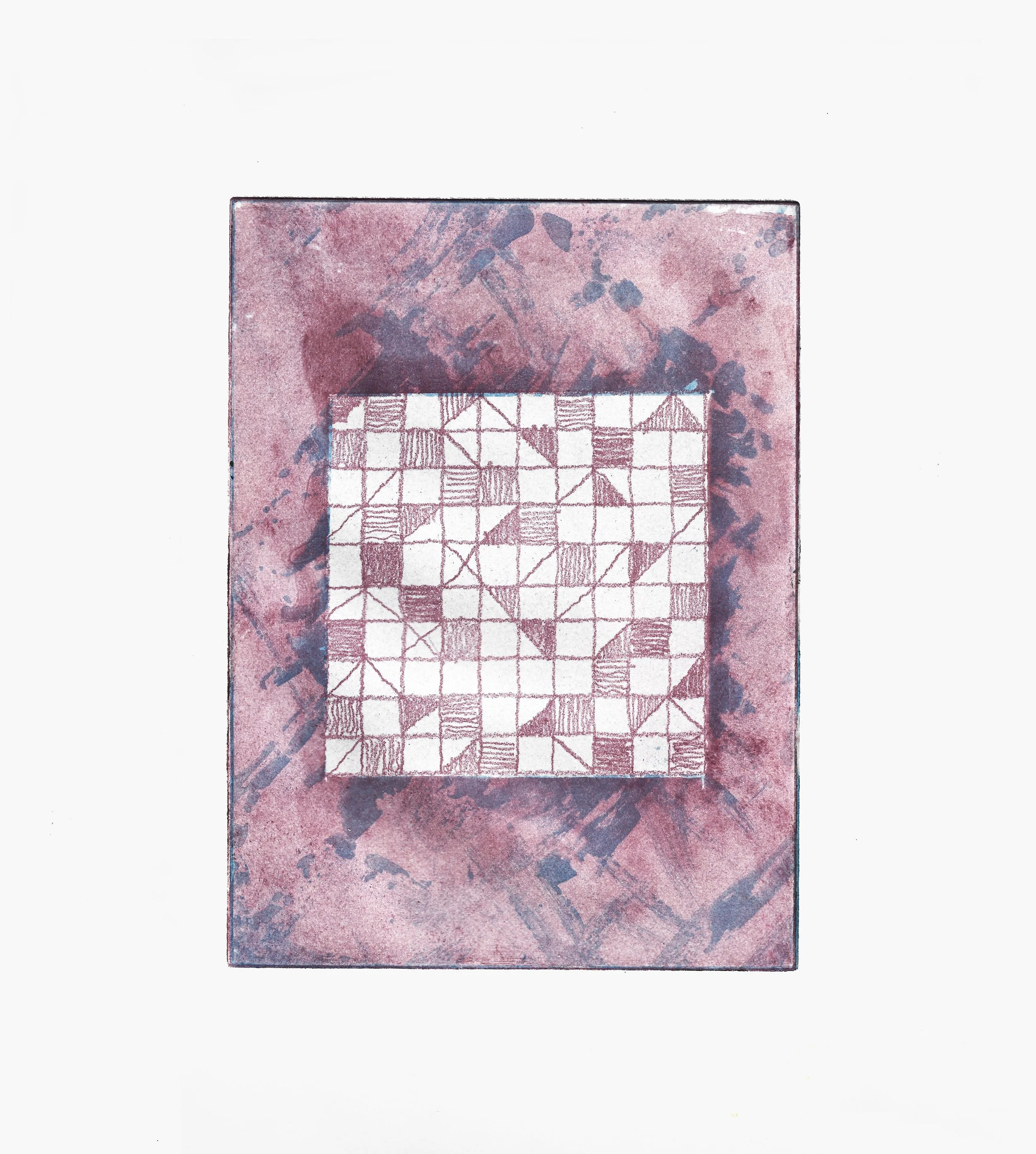Pattern Intaglio Print Gallery — Intaglio Art Print of Howard