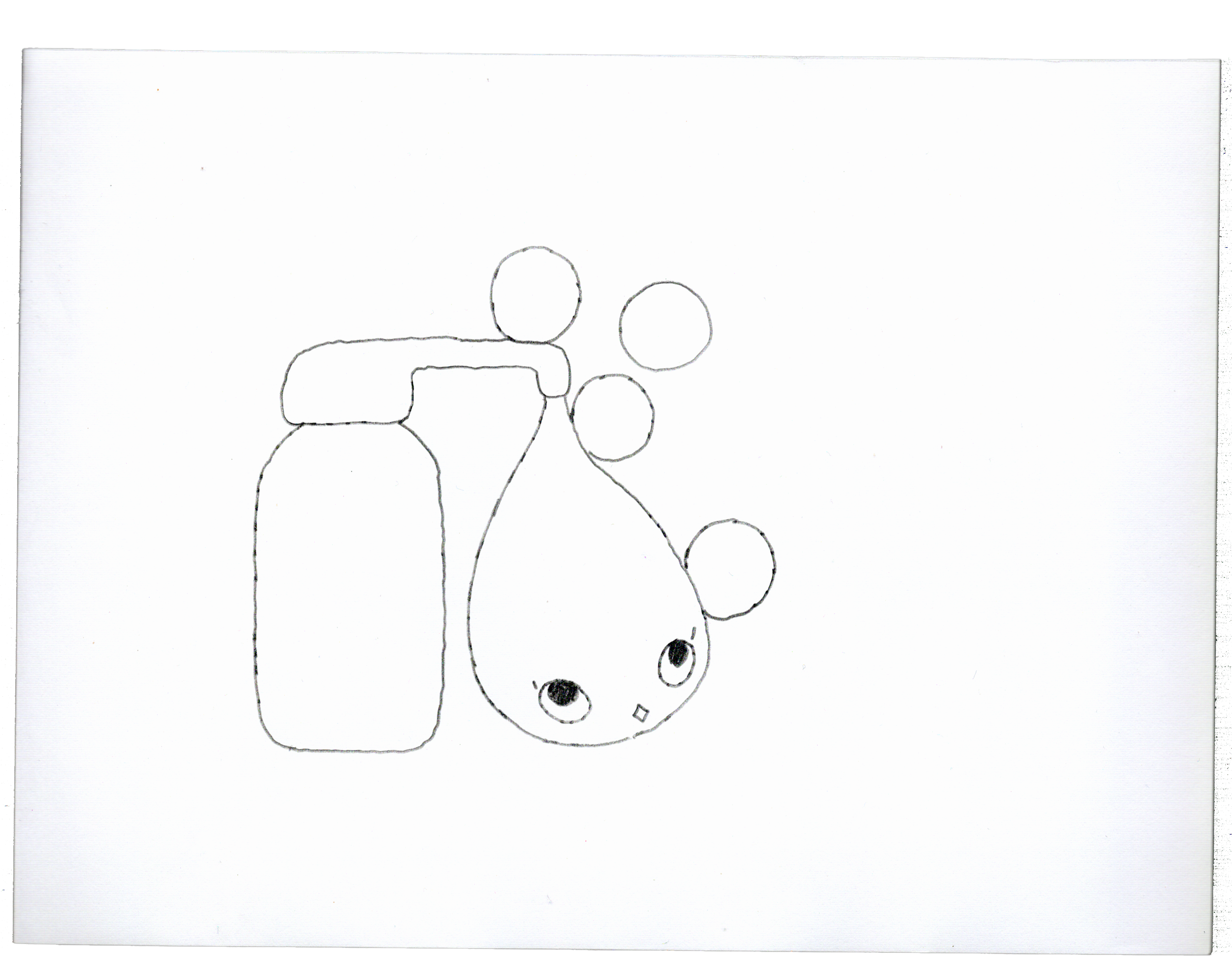 sketch 3: soap droplet