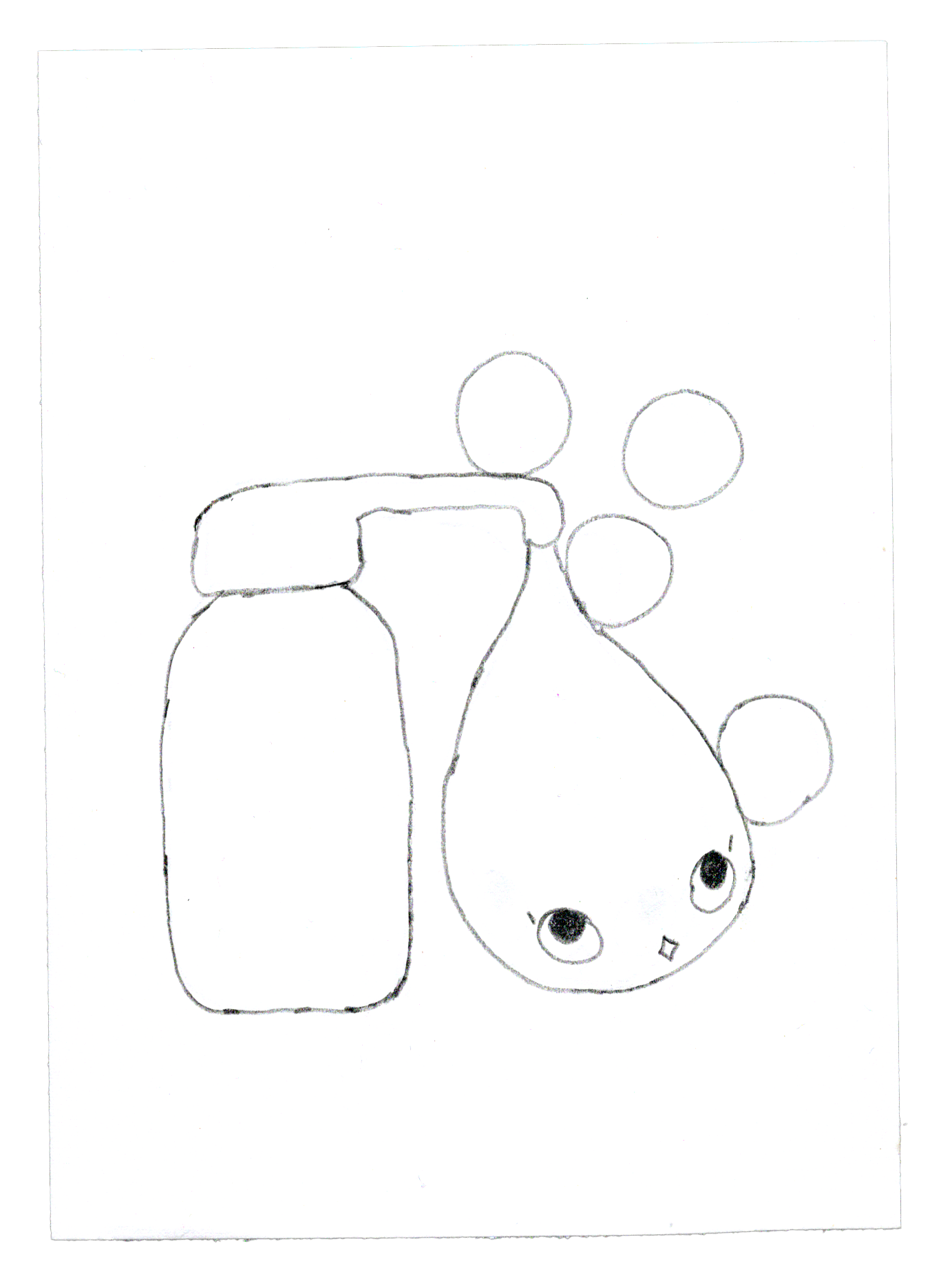 sketch 4: soap droplet
