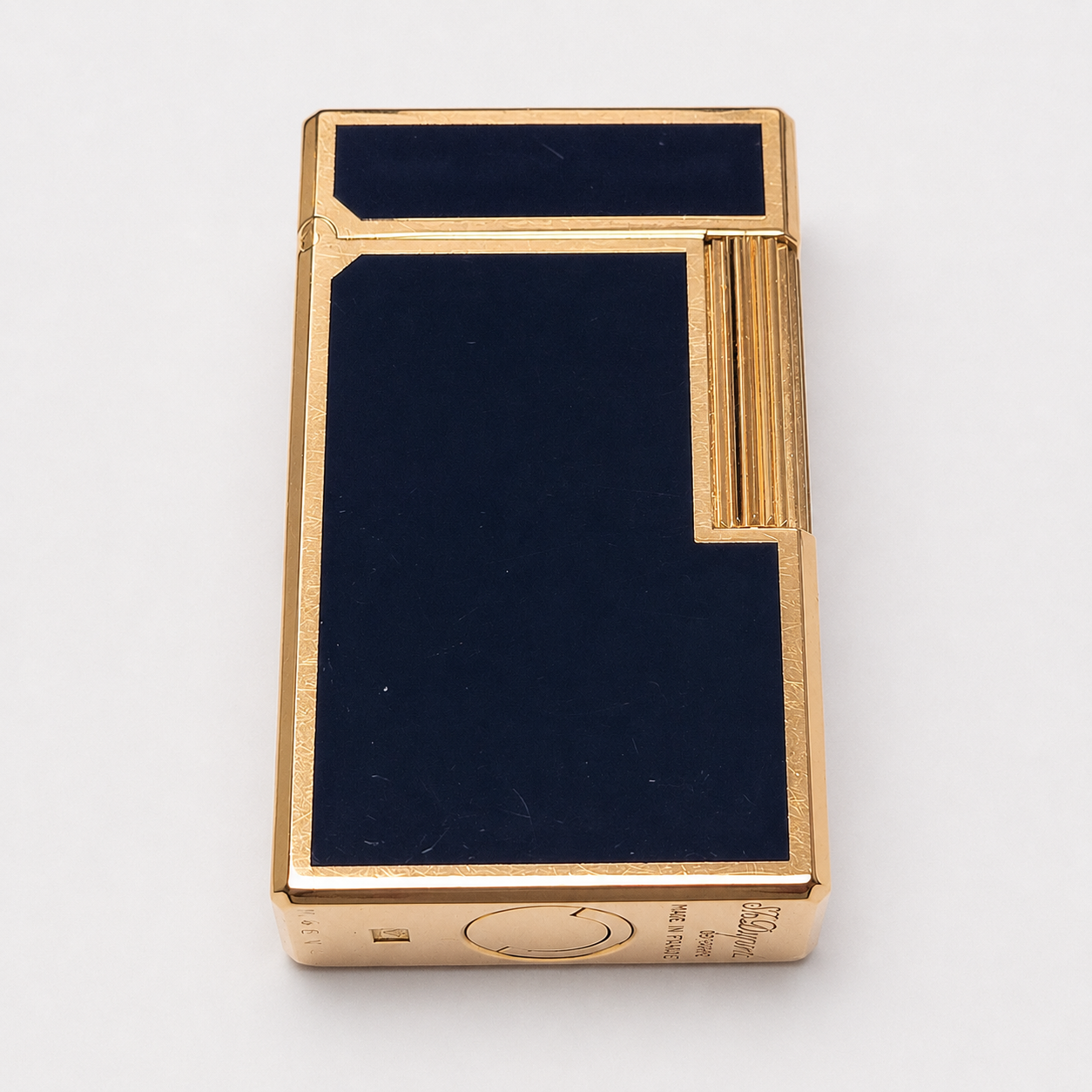 S.T. Dupont Ligne 1 Blue Chinese Lacquer Lighter