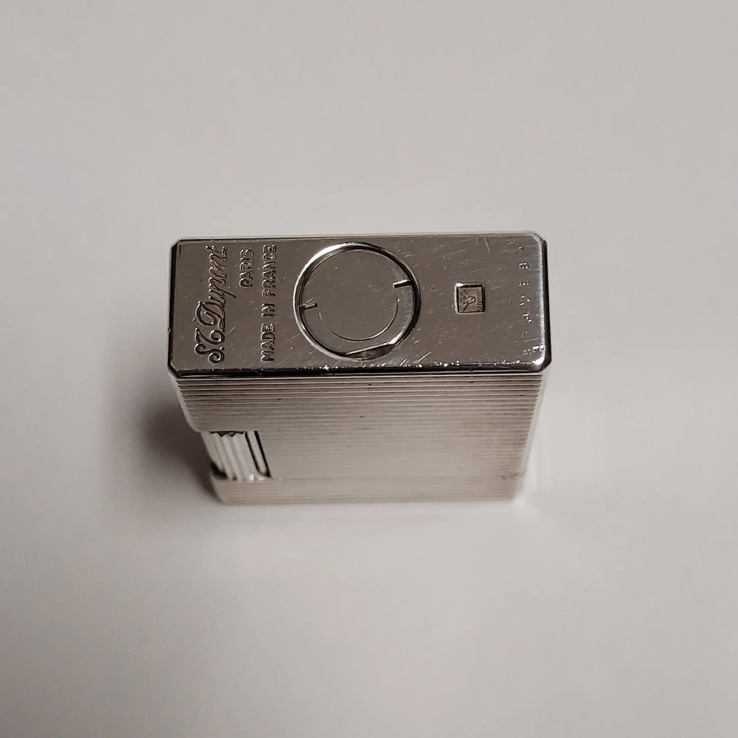 S.T. Dupont Ligne 1 Silver Plated Lines Design — Elegant Lighters 