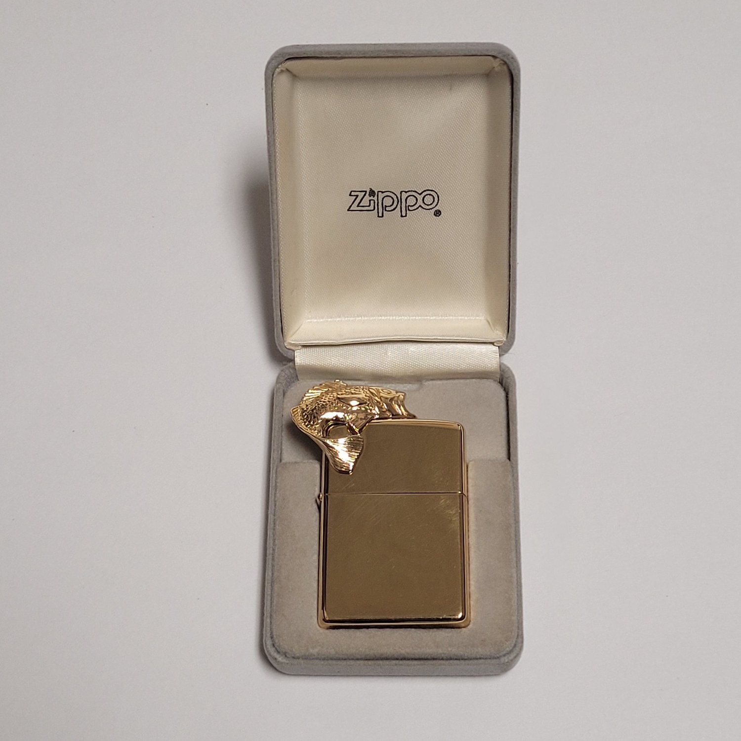 Zippo 1990 Limited Edition Fish Sculpture — Elegant Lighters 