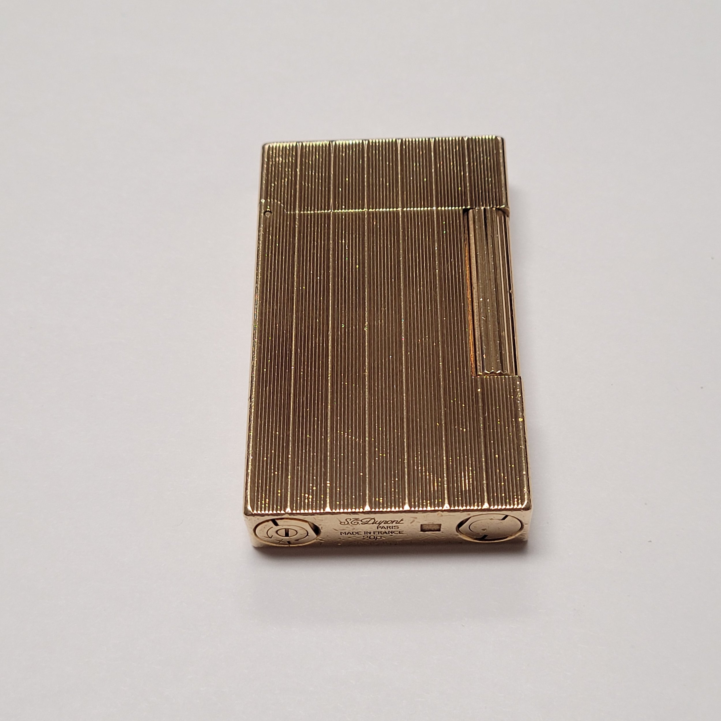 Alfred Dunhill 1960s Rollagas 14K Gold Outer Jacket — Elegant Lighters ...