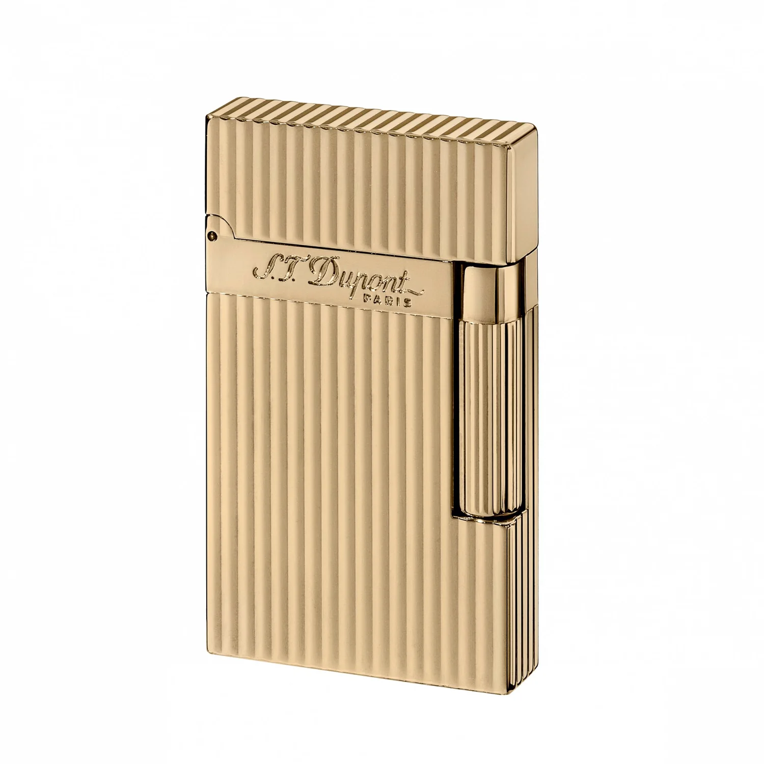 S.T. Dupont Ligne 2 Lines Gold Plated 16827 — Elegant Lighters  