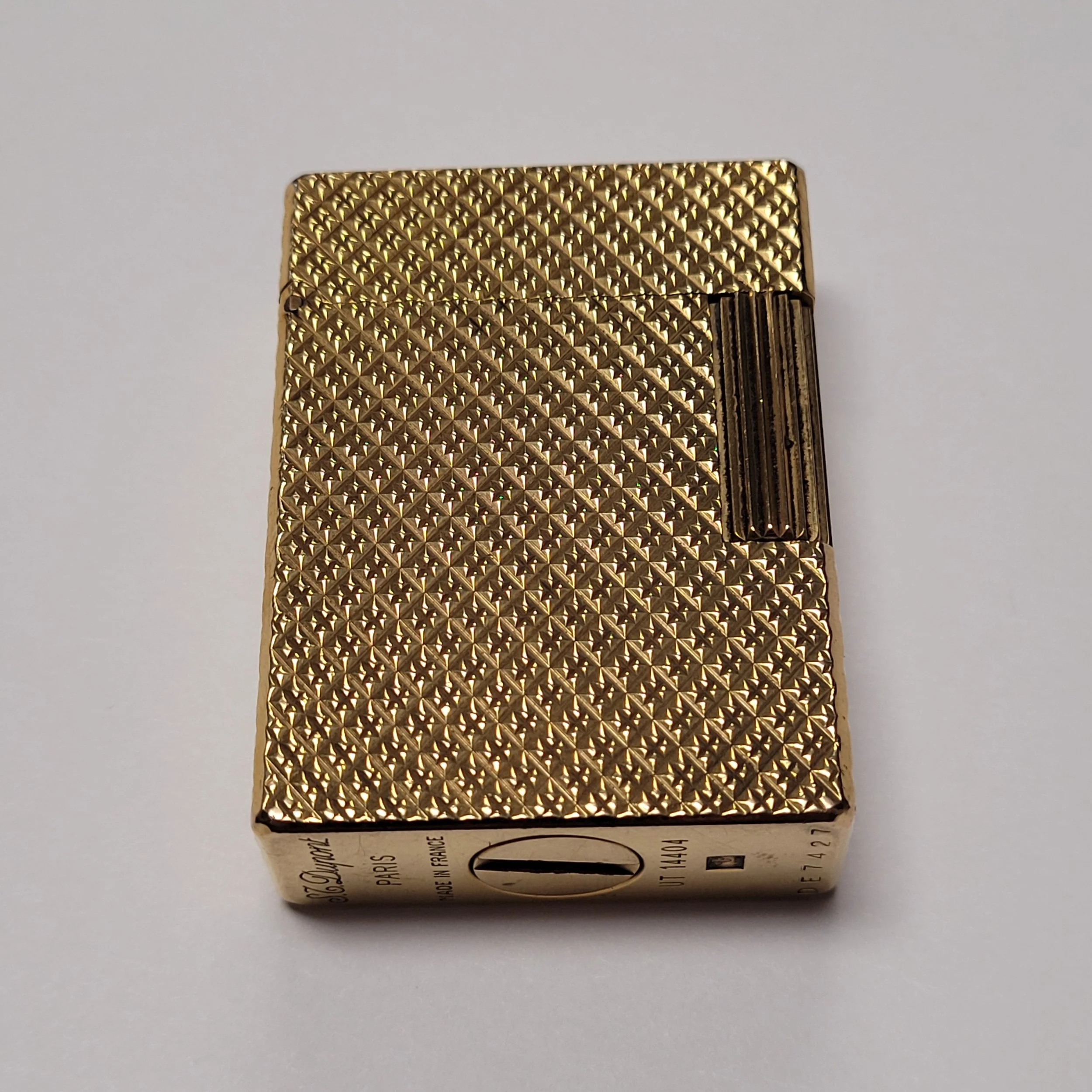 S.T. Dupont Standard Gold Plated Firehead Lighter