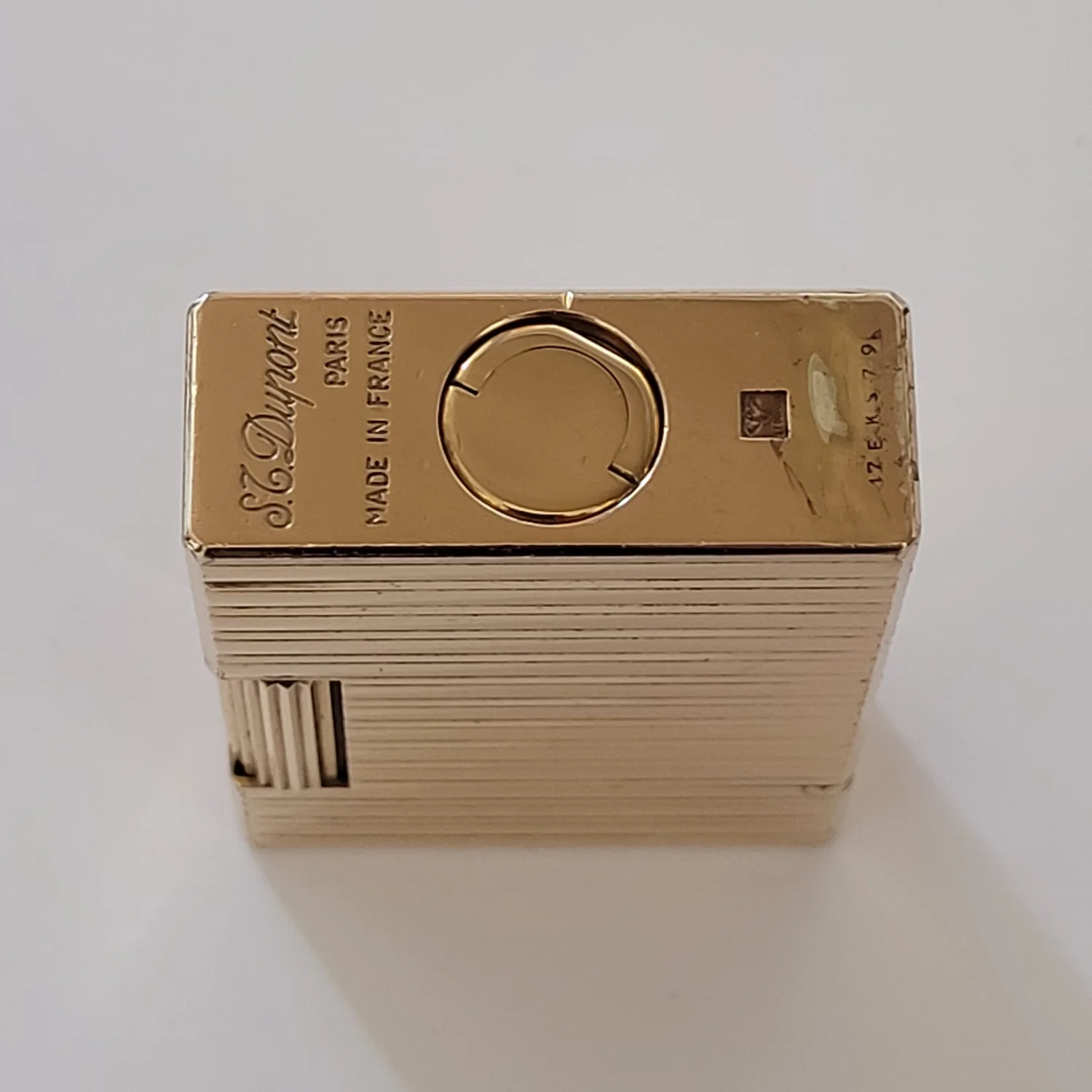 S.T. Dupont Ligne 1 Gold Plated Lines Lighter — Elegant Lighters 