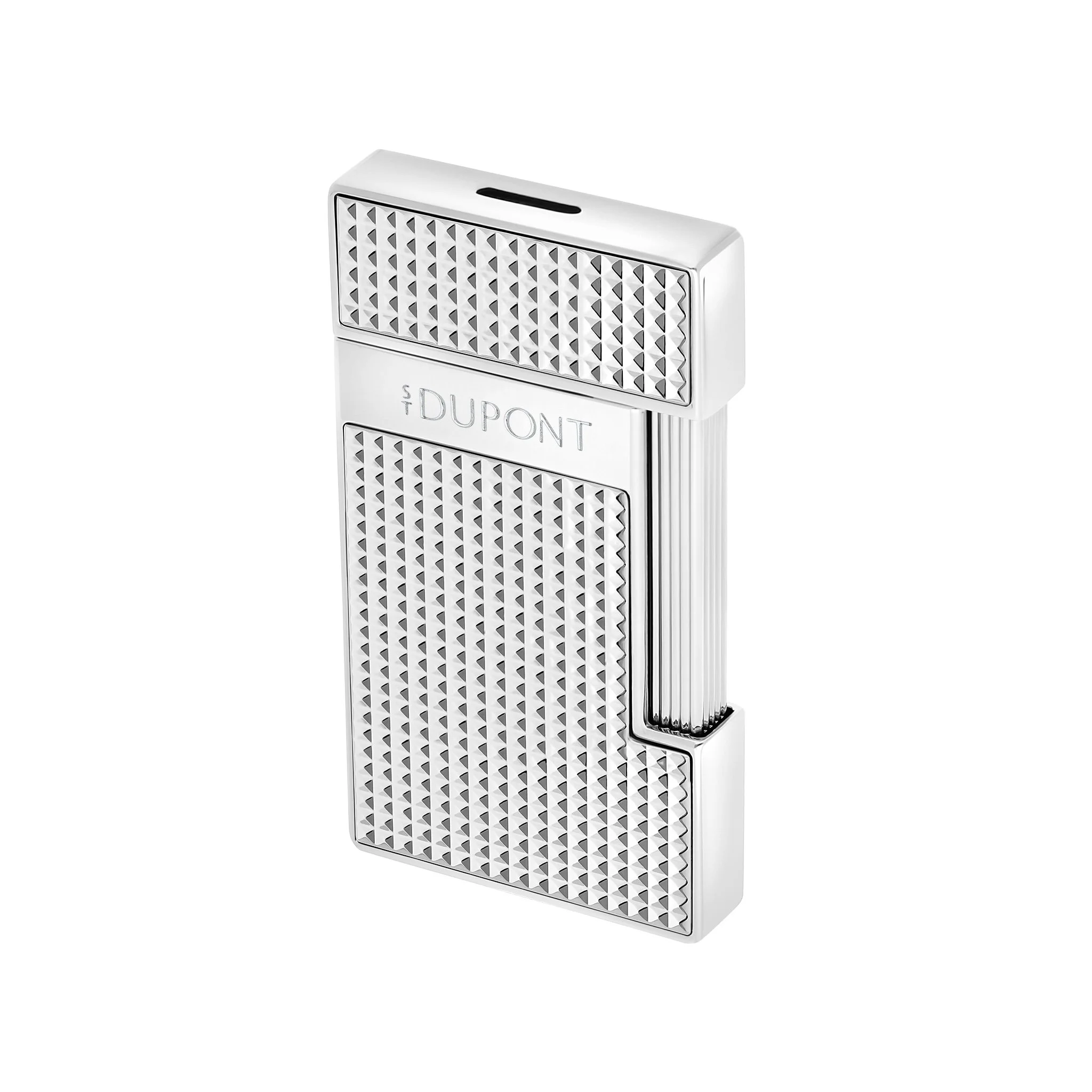 S.T. Dupont Slimmy Lighter Diamond Head Silver 28120