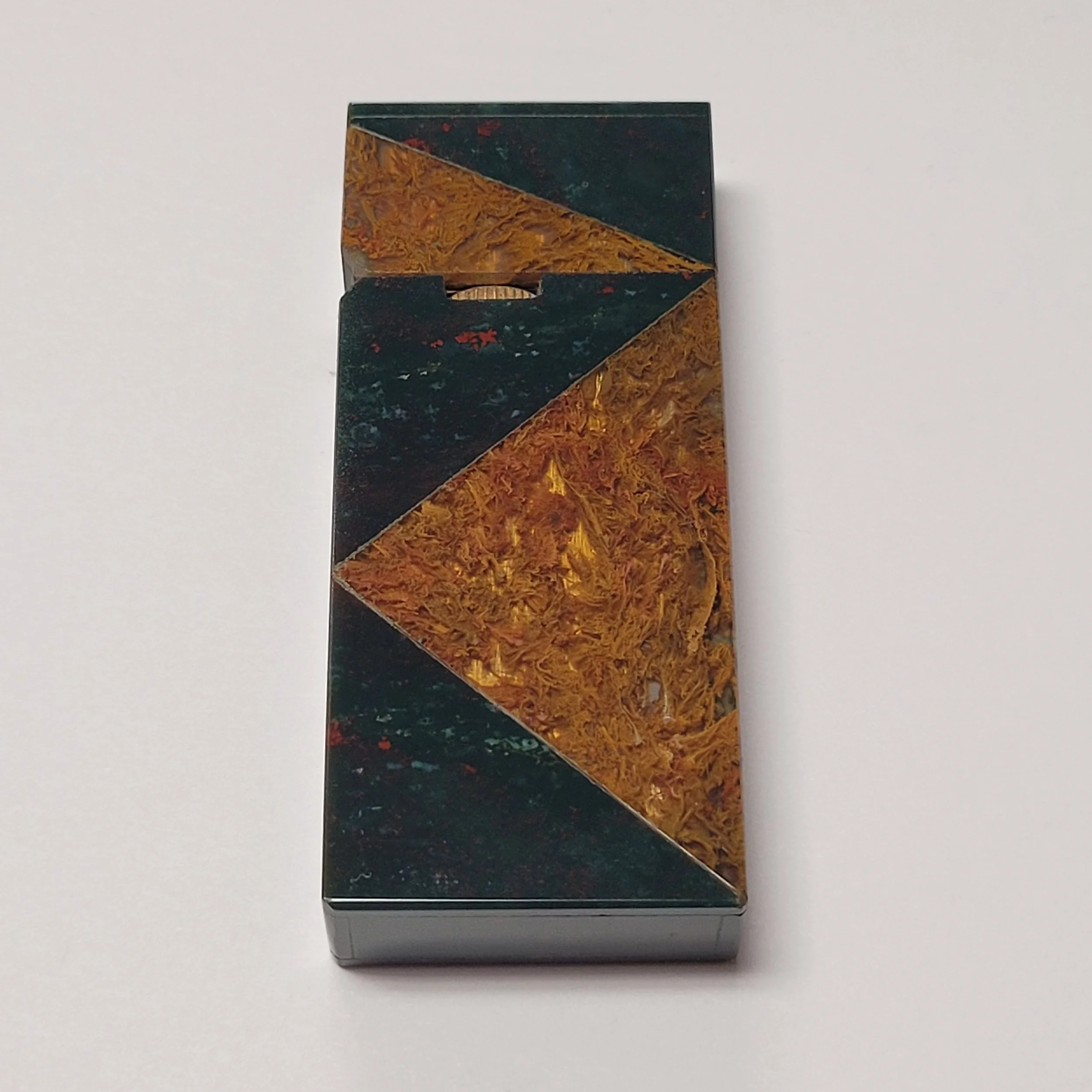 Vintage Malachite Multi-Color Butane Lighter