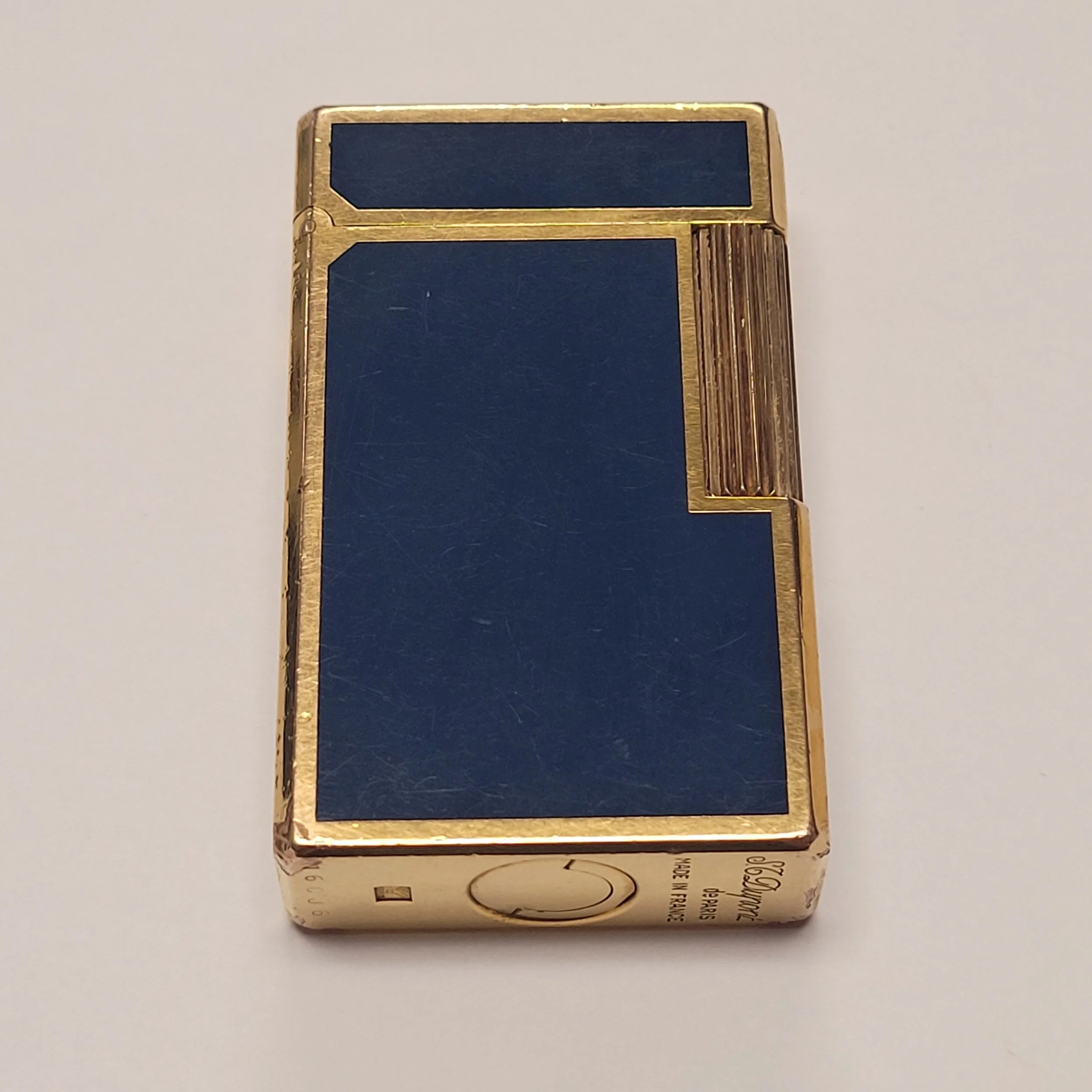 S.T. Dupont Ligne 1 Blue Chinese Lacquer Lighter