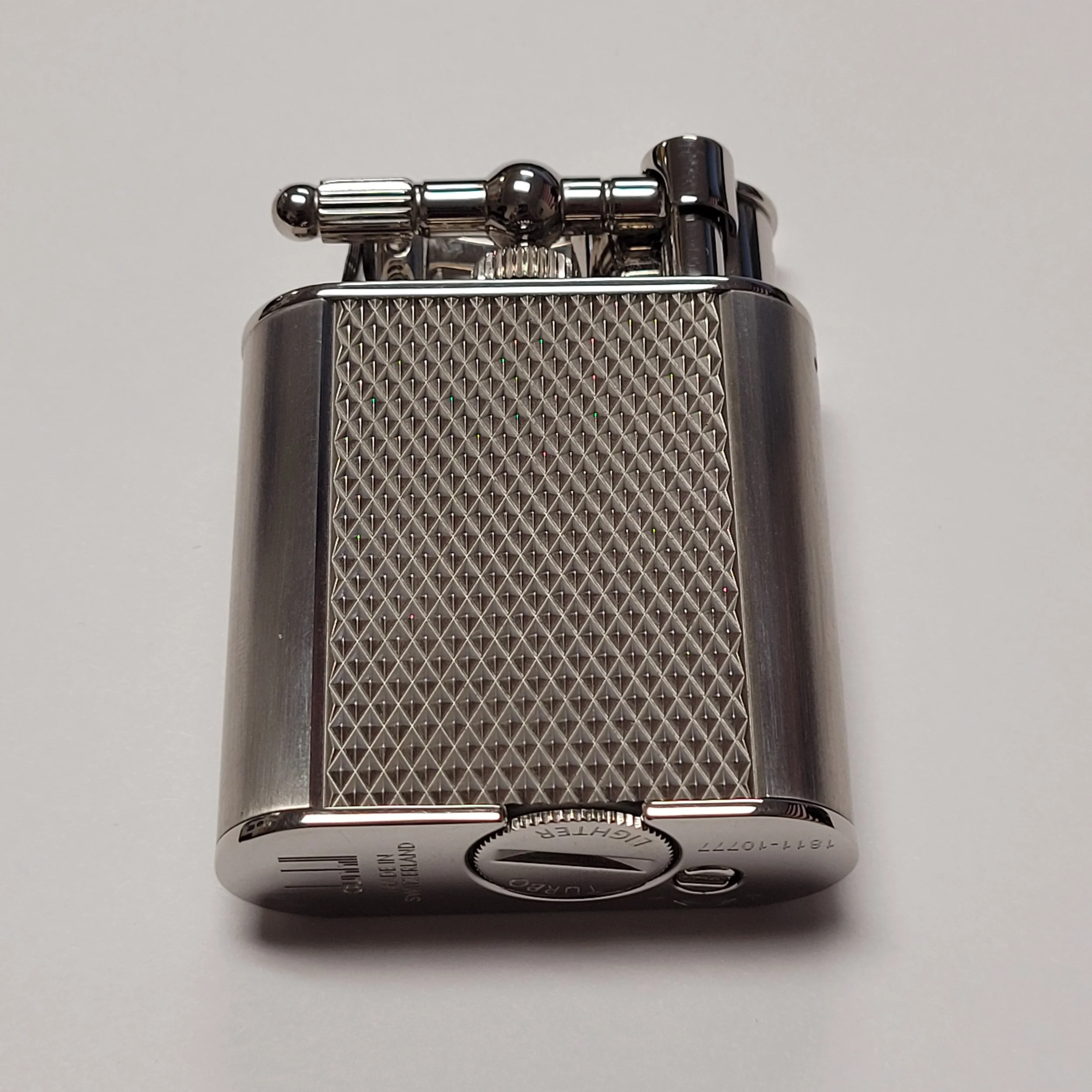 Alfred Dunhill Turbo Palladium Plated Torch Lighter