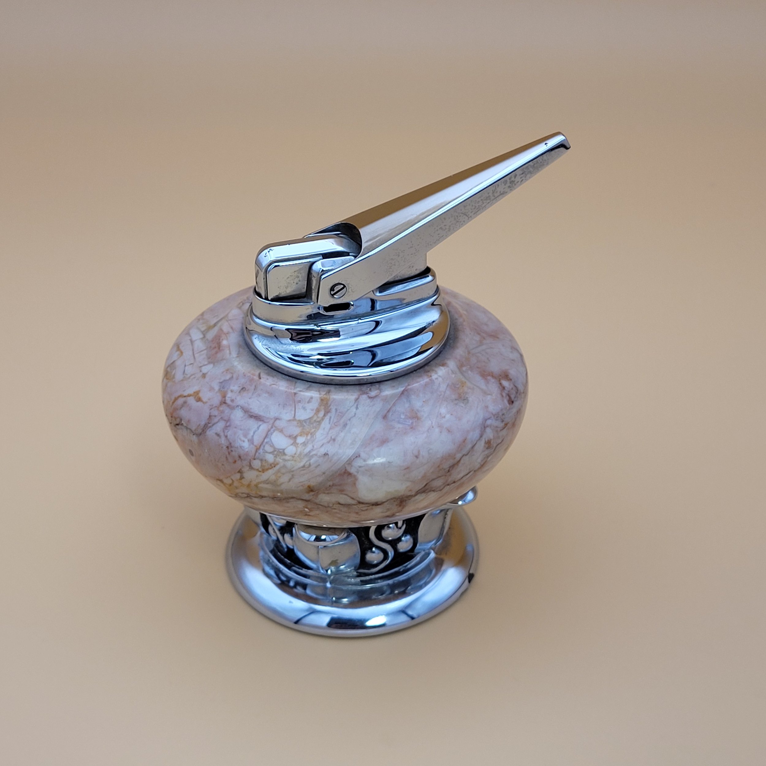 1950's Ronson Marble Base Table Lighter