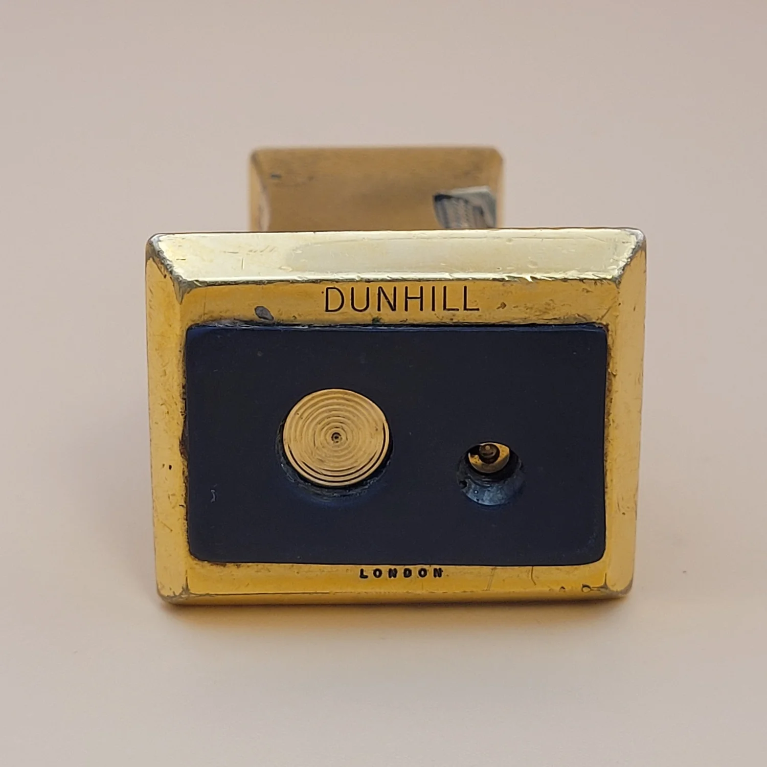 dunhill cigarette lighter Dunhill longtail logo on the base Dunhill Silver Plated Lighter With