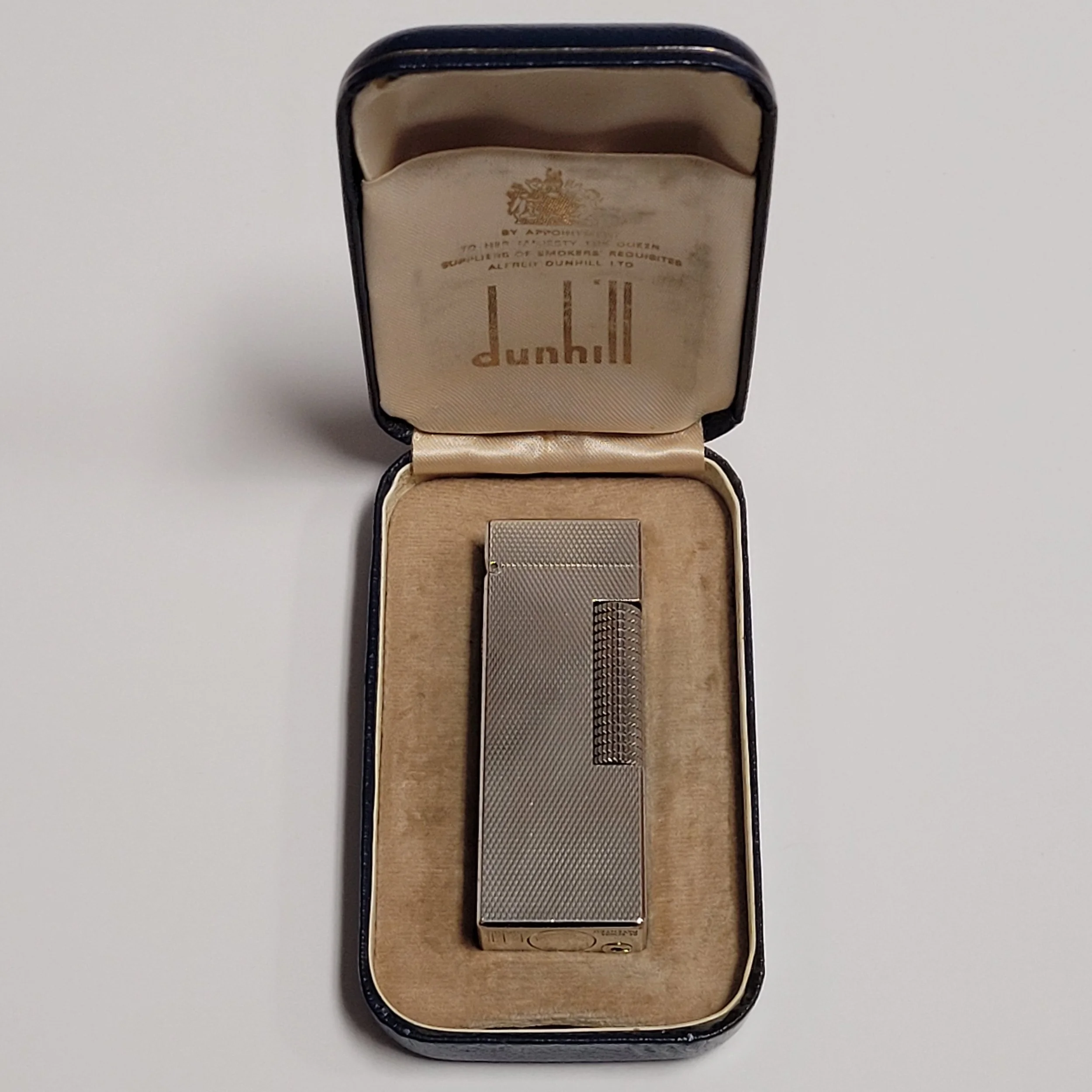 Alfred Dunhill Rollagas Silver Plated & Barley Lighter