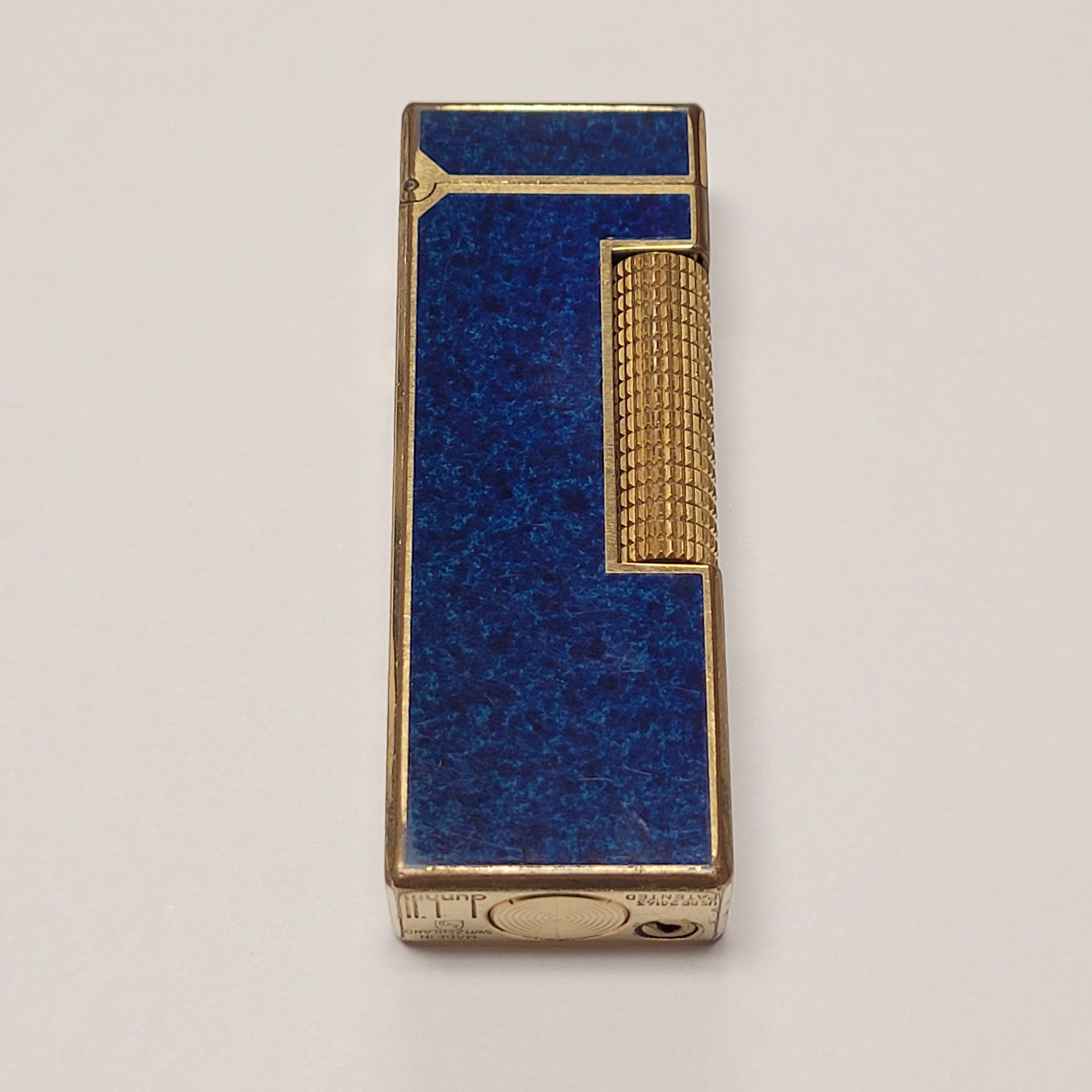 Alfred Dunhill Rollagas Lapis Lazuli Lacquer Lighter