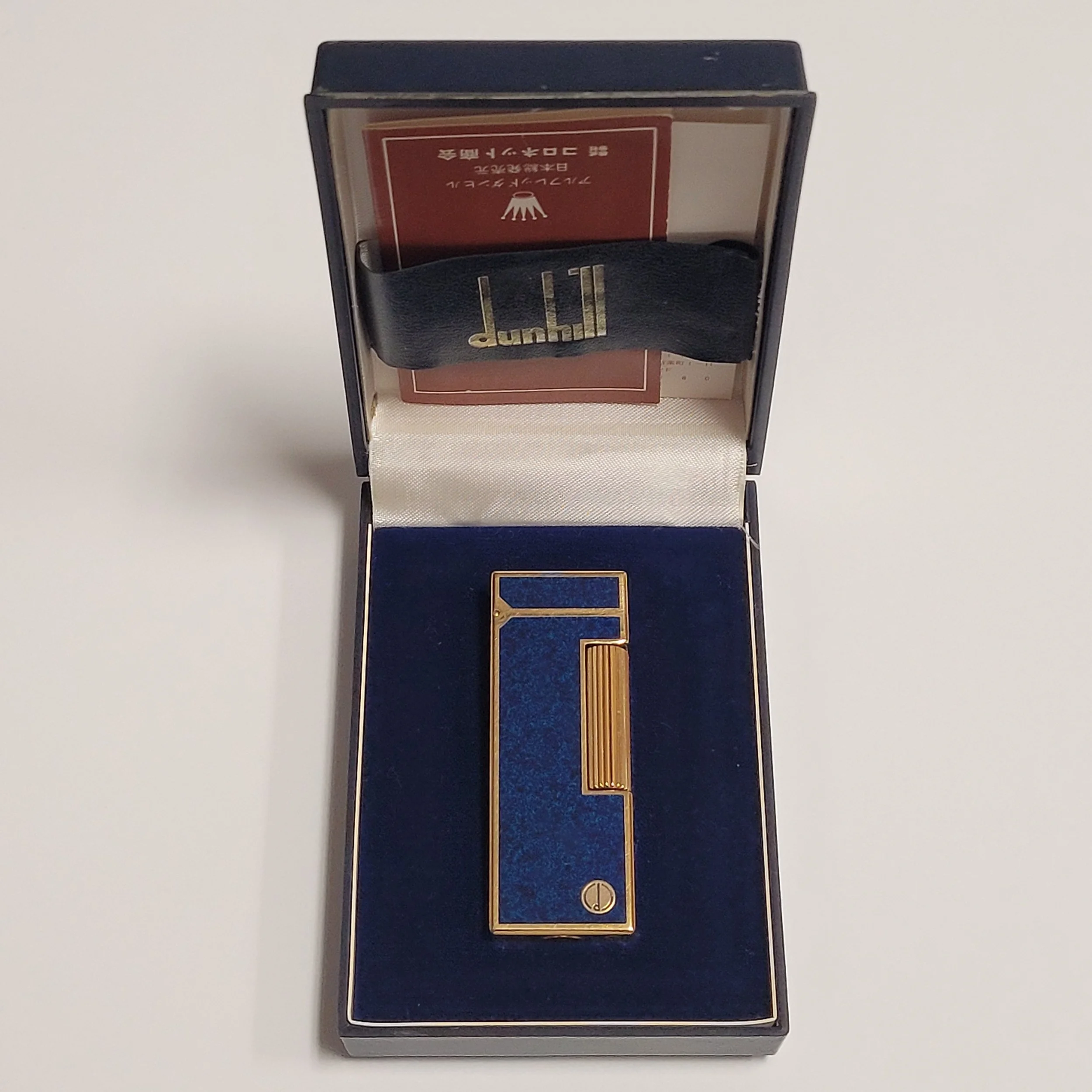 Alfred Dunhill Rollagas Lapis Lazuli Lacquer Lighter
