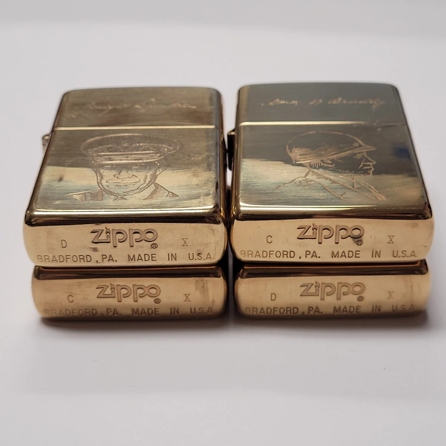 Zippo 1994 D-Day Normandy Allied Heroes Collector Lighter Set 