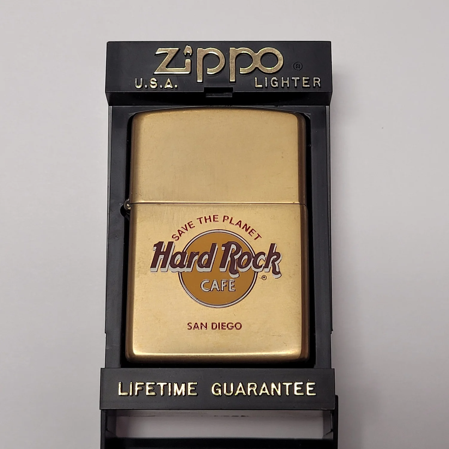 1994 Zippo Hard Rock Cafe San Diego Lighter — Elegant Lighters 