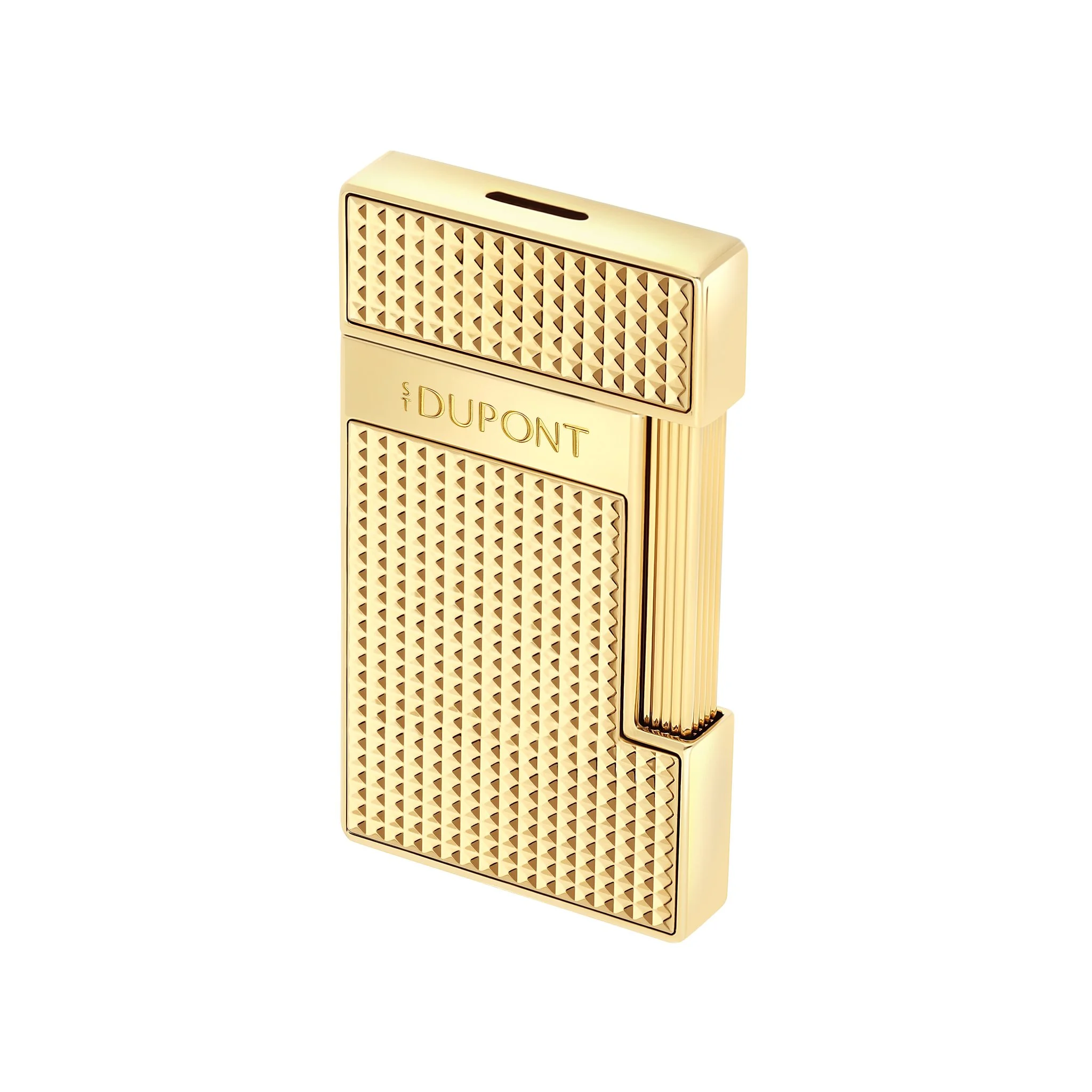 S.T. Dupont Slimmy Lighter Diamond Head Gold 28119