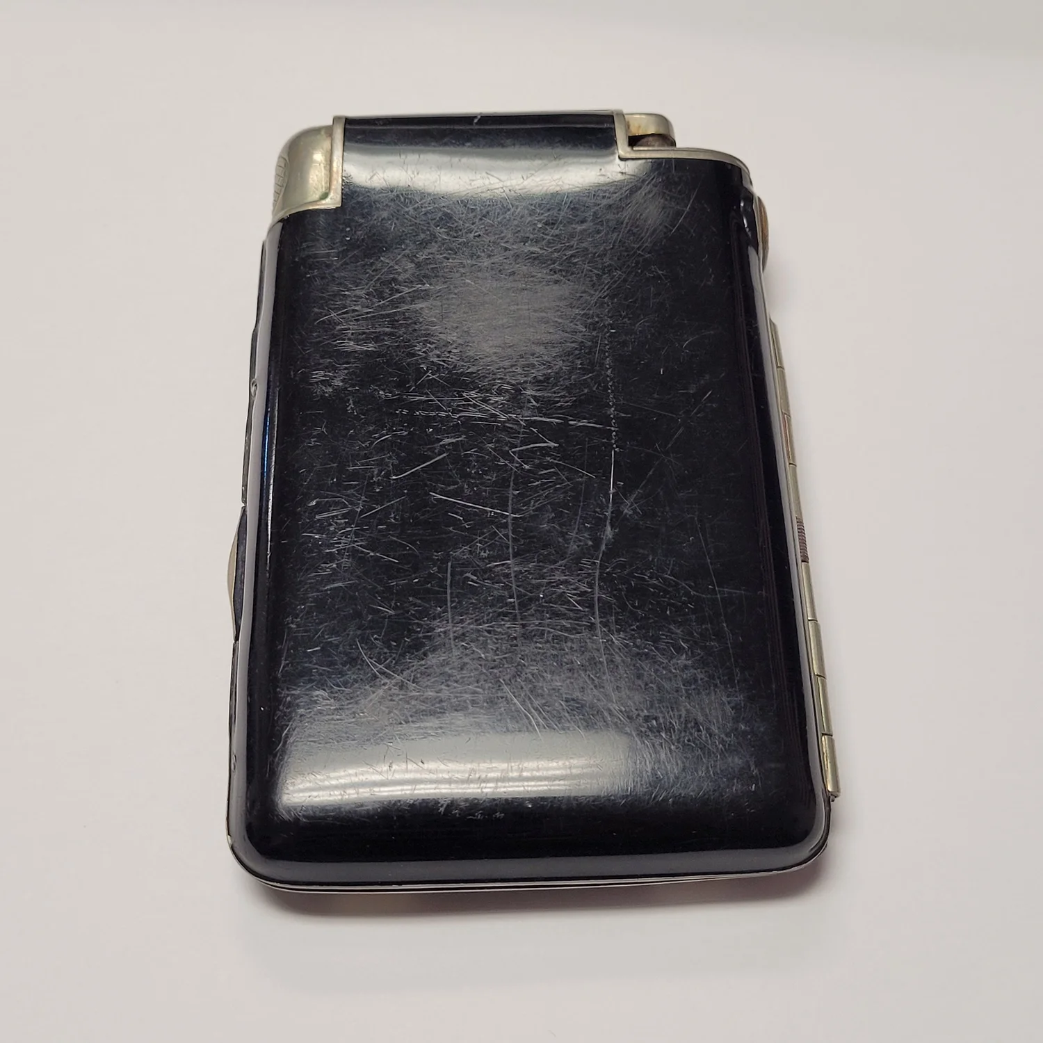 marathon cigarette case lighter 1940, Slide A Lite , Marathon Case, Marathon Lighter, Cigar Holder, Antique Lighter, Old Cigarrette Box, Pocket Two-Tone Enamel Lighter & Cigarette