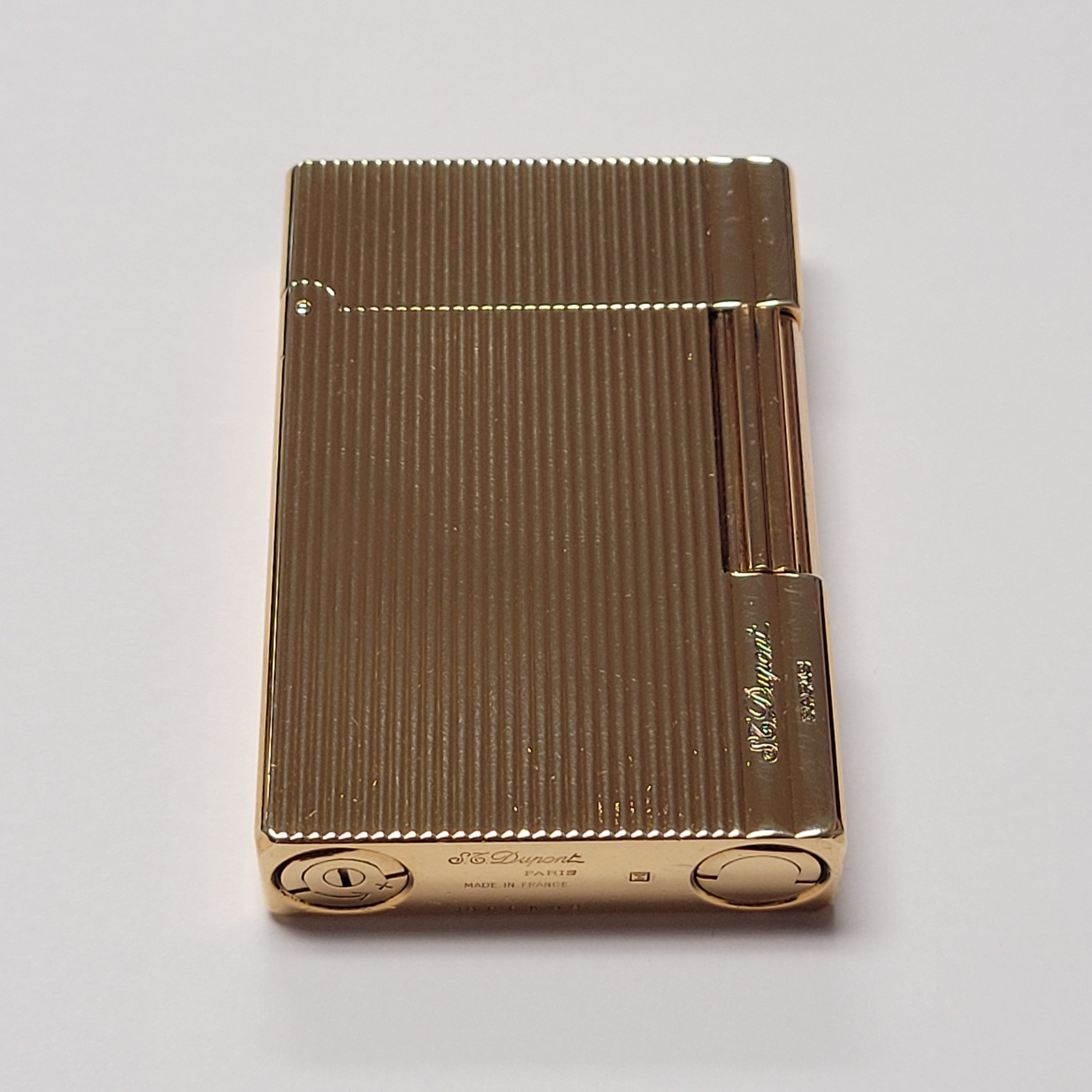 S.T. Dupont Gatsby Gold Plated Lighter