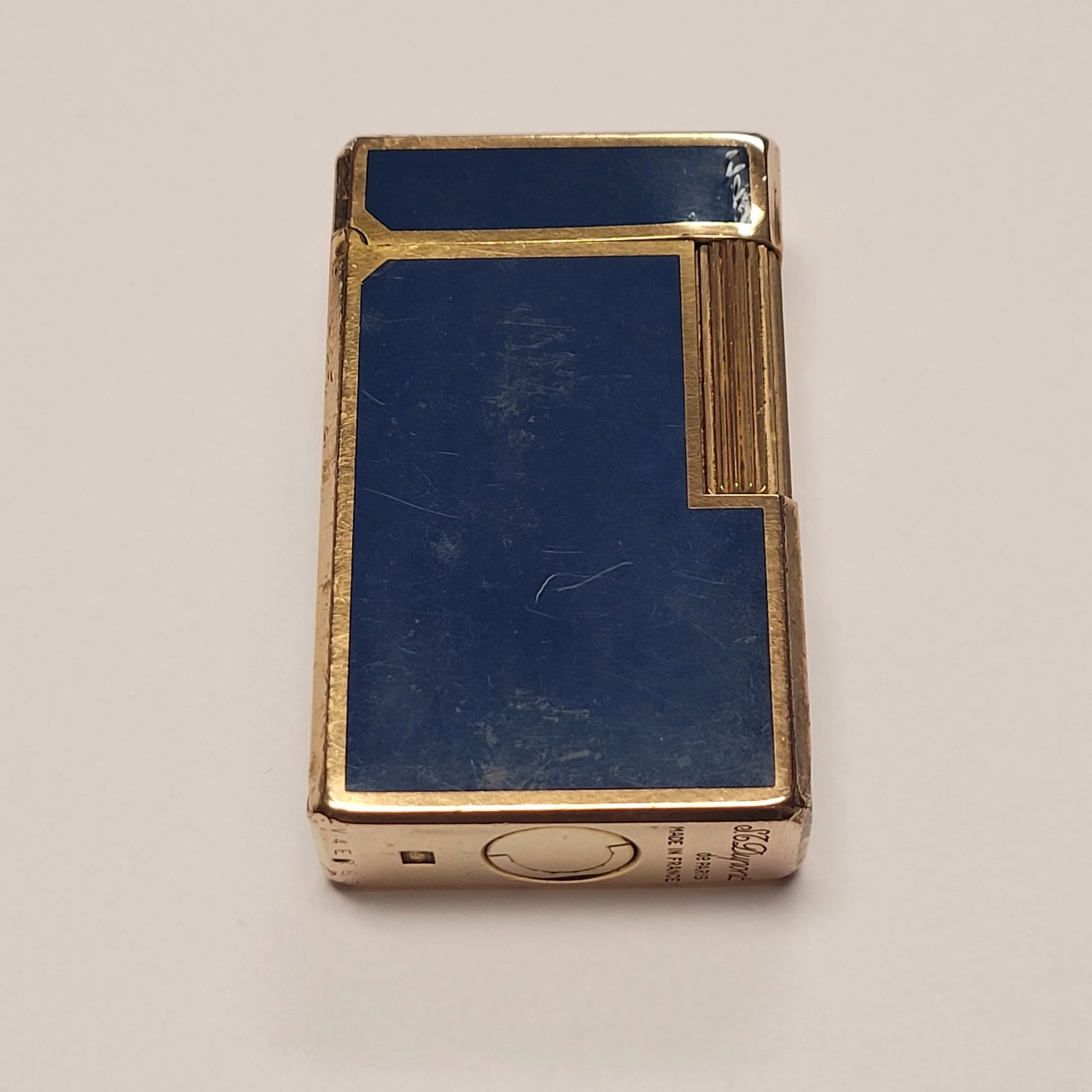 S.T. Dupont Ligne 1 Blue Chinese Lacquer Lighter
