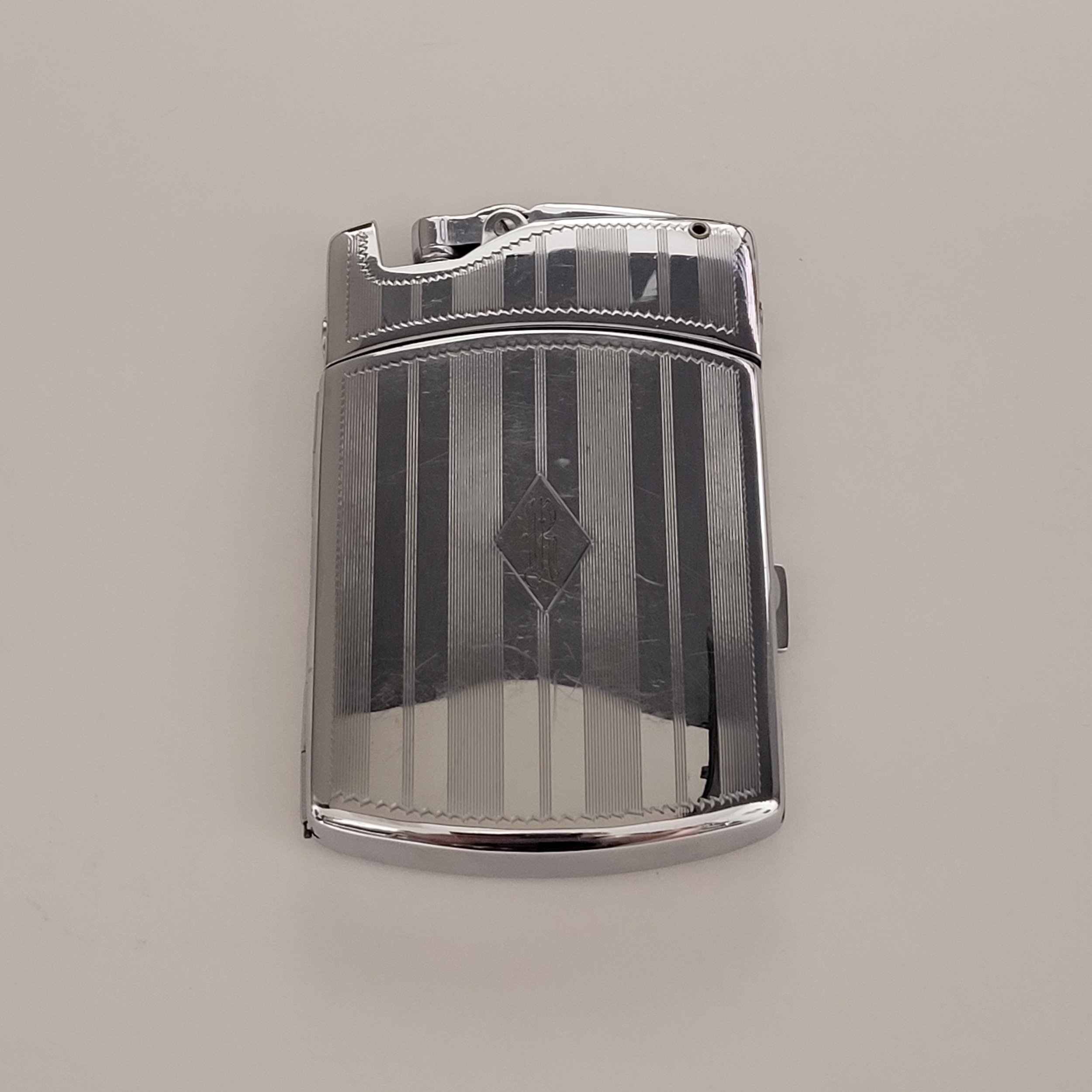 1930 Ronson Tuxedo Chrome Case-Lighter