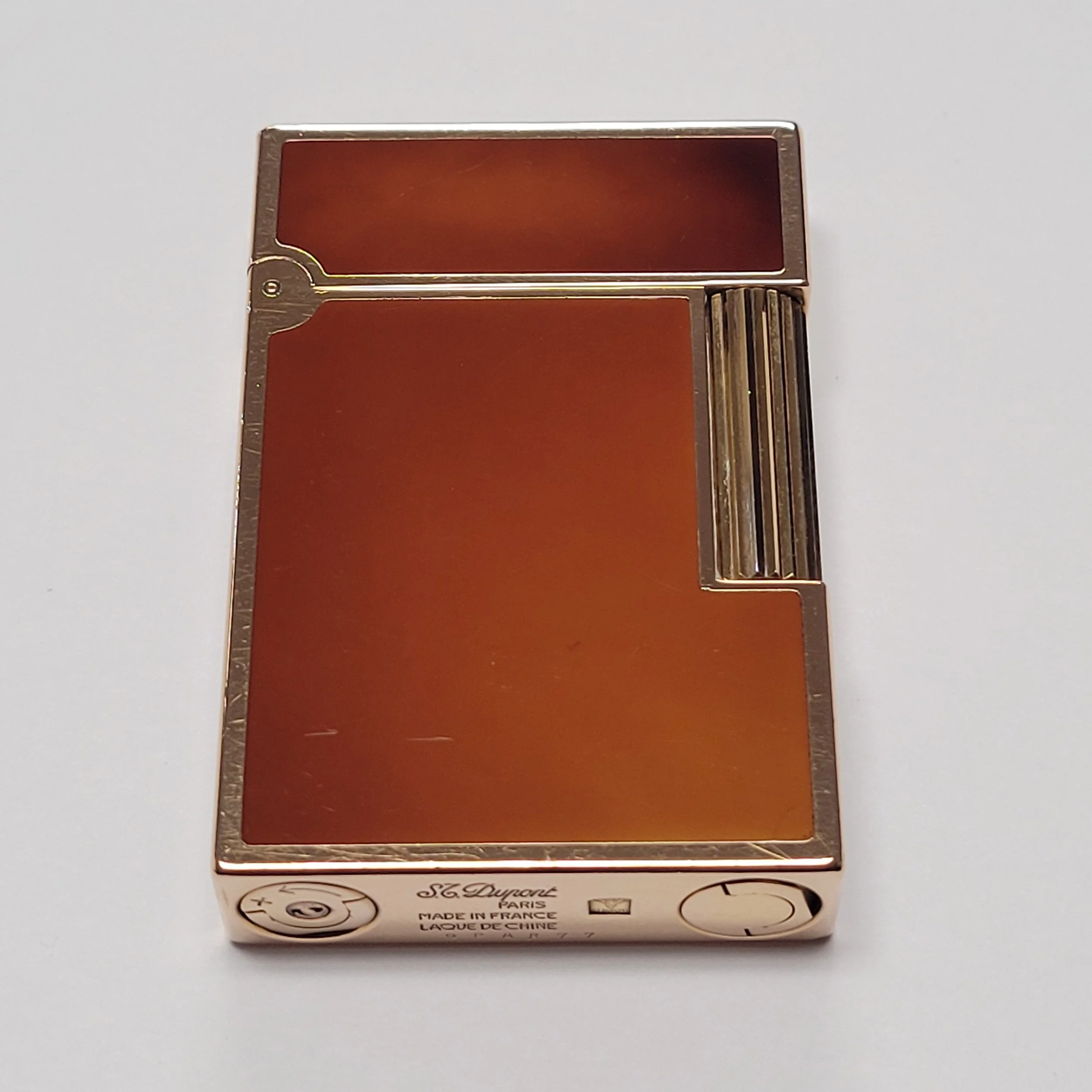 S.T. Dupont Ligne 2 Small Tortoise Lacquer Lighter
