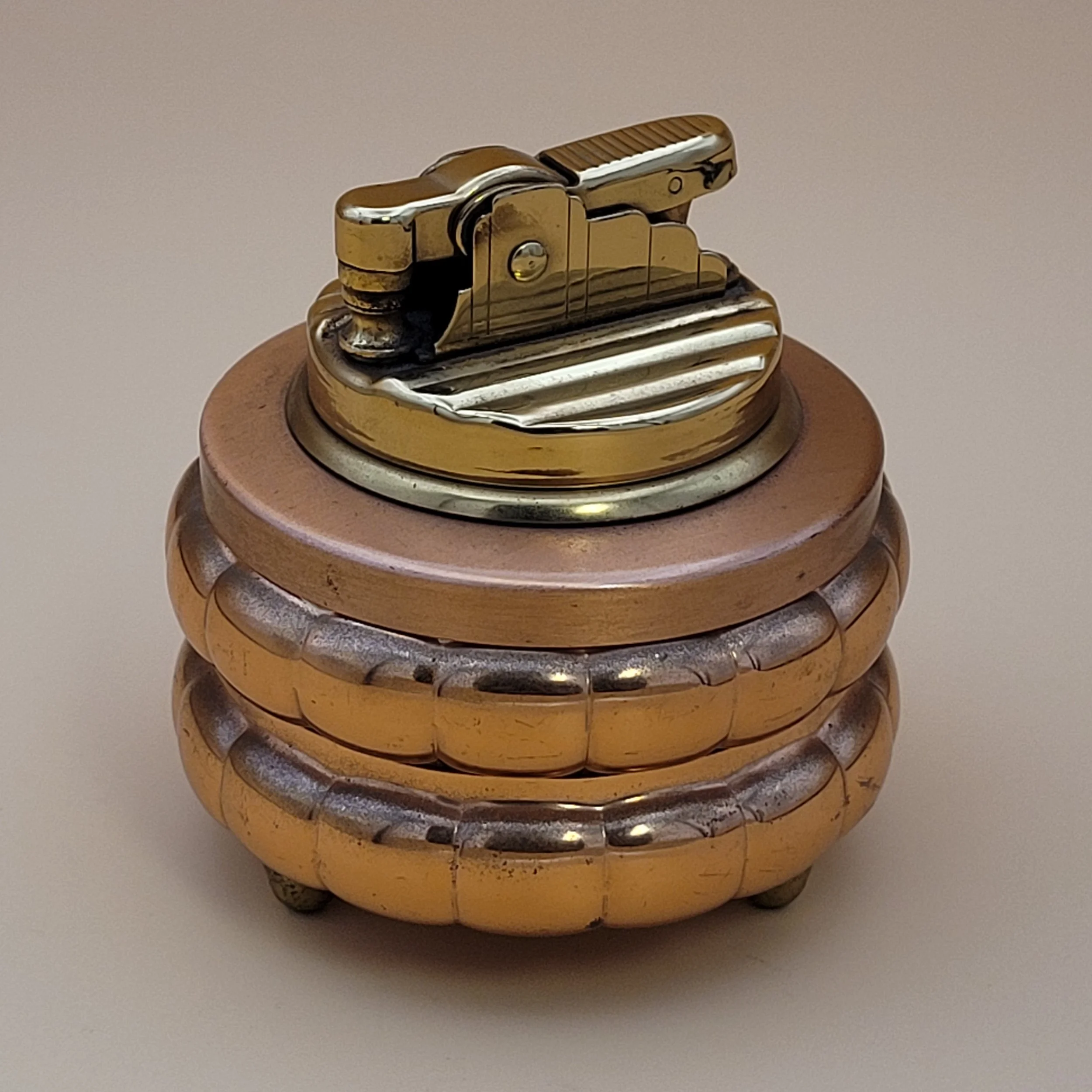 1950s Copper & Brass Table Lighter