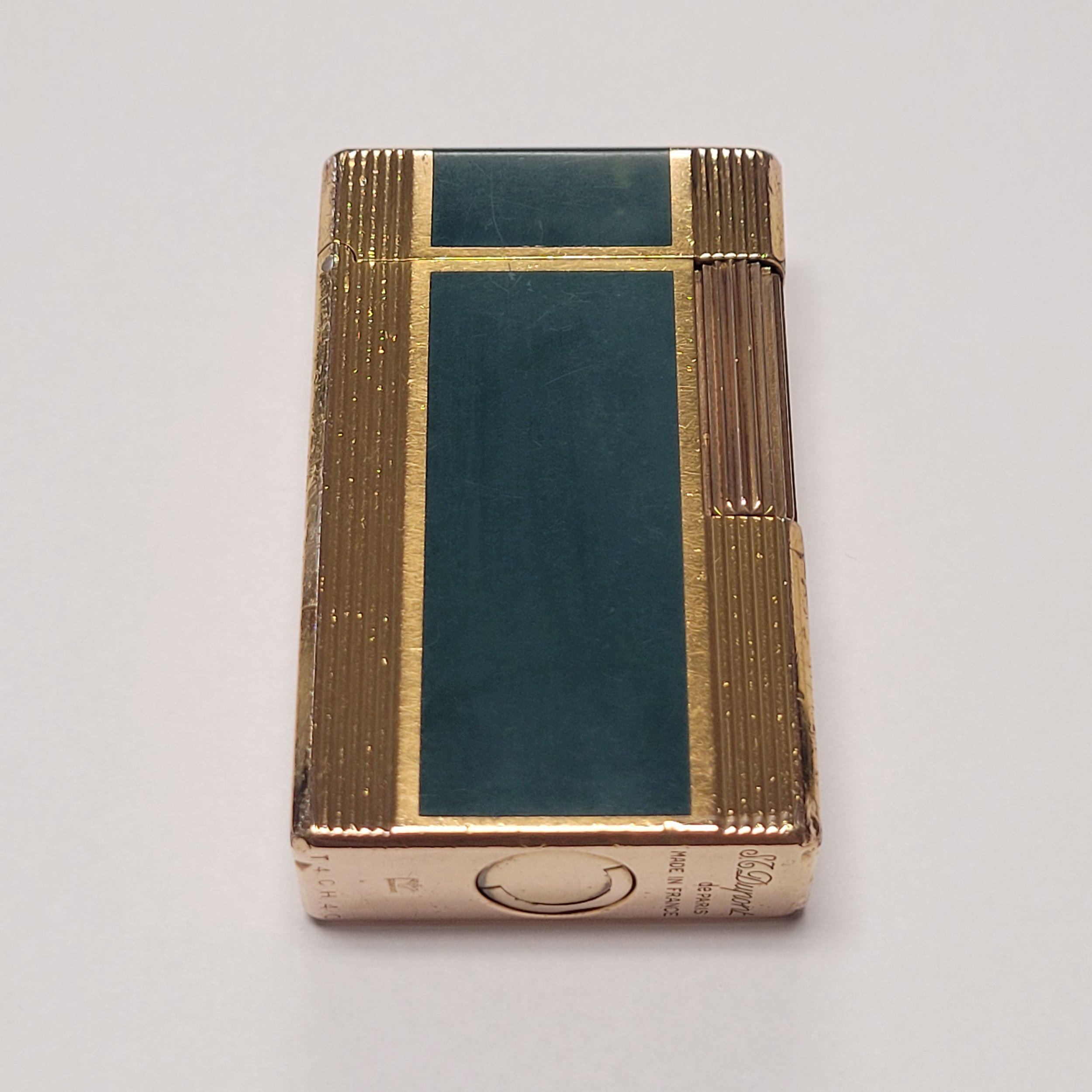 S.T. Dupont Ligne 1 Chinese Green Lacquer Lighter