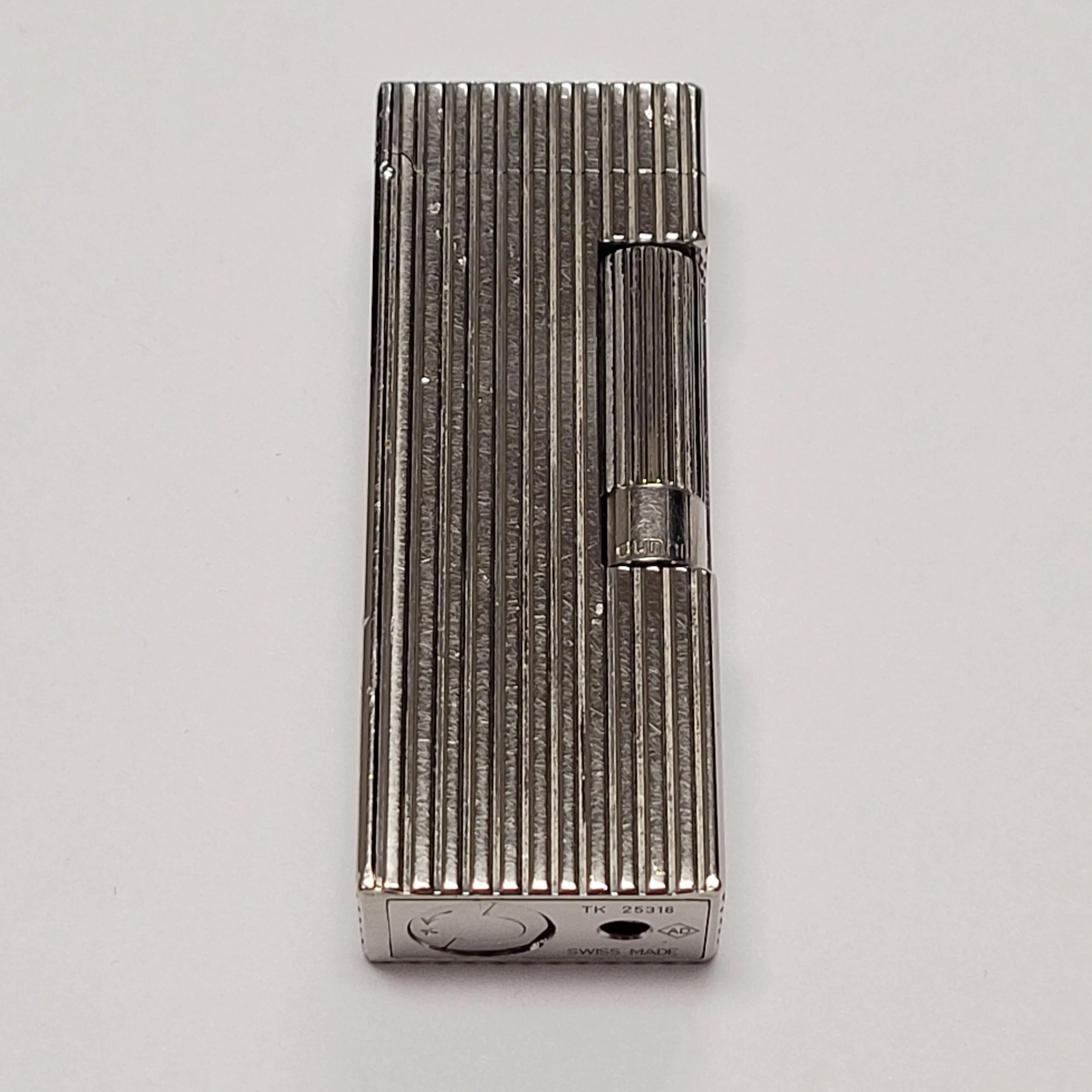 Alfred Dunhill Rollagas 2 Palladium Columns Lighter