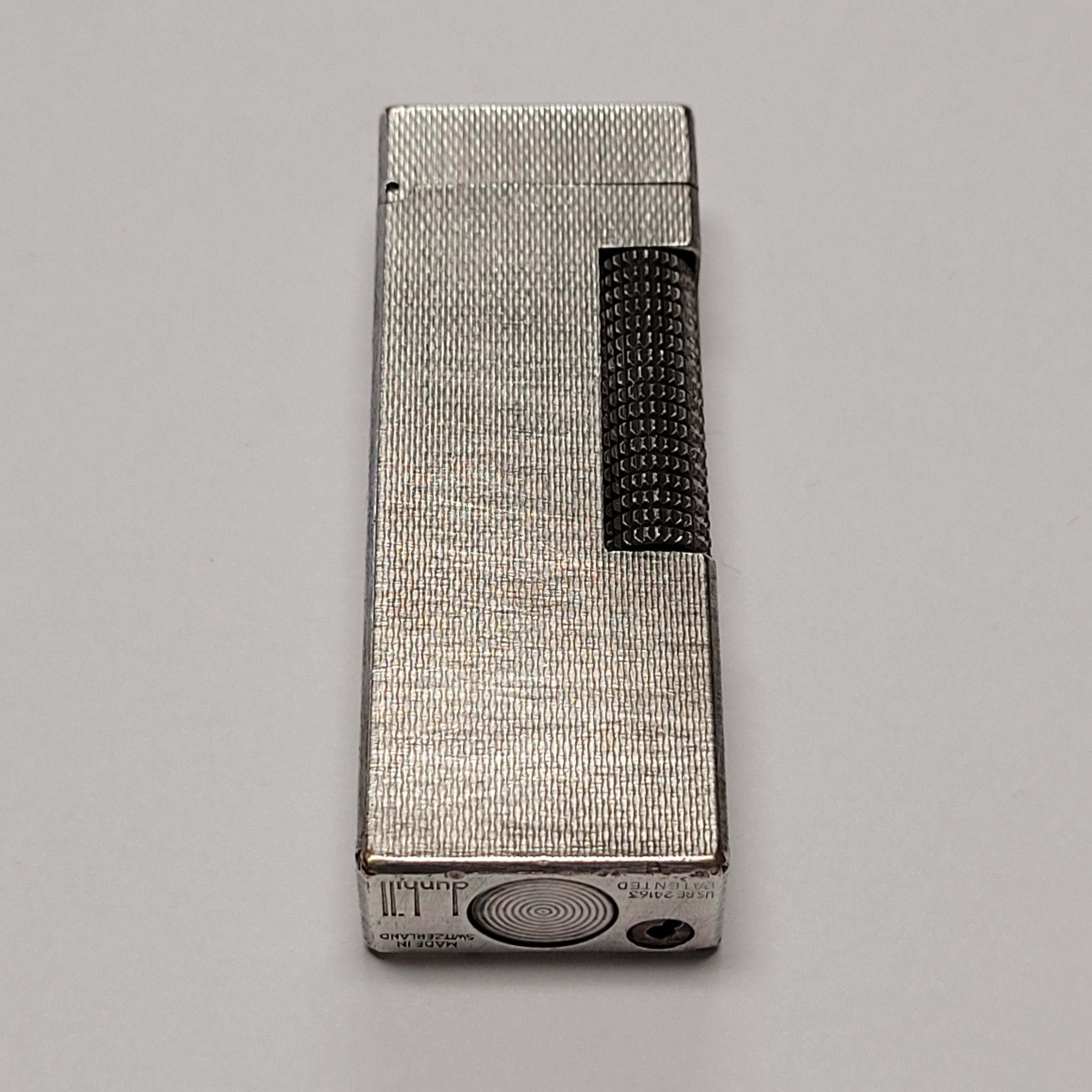 Alfred Dunhill Rollagas Silver Plated & Barley Lighter