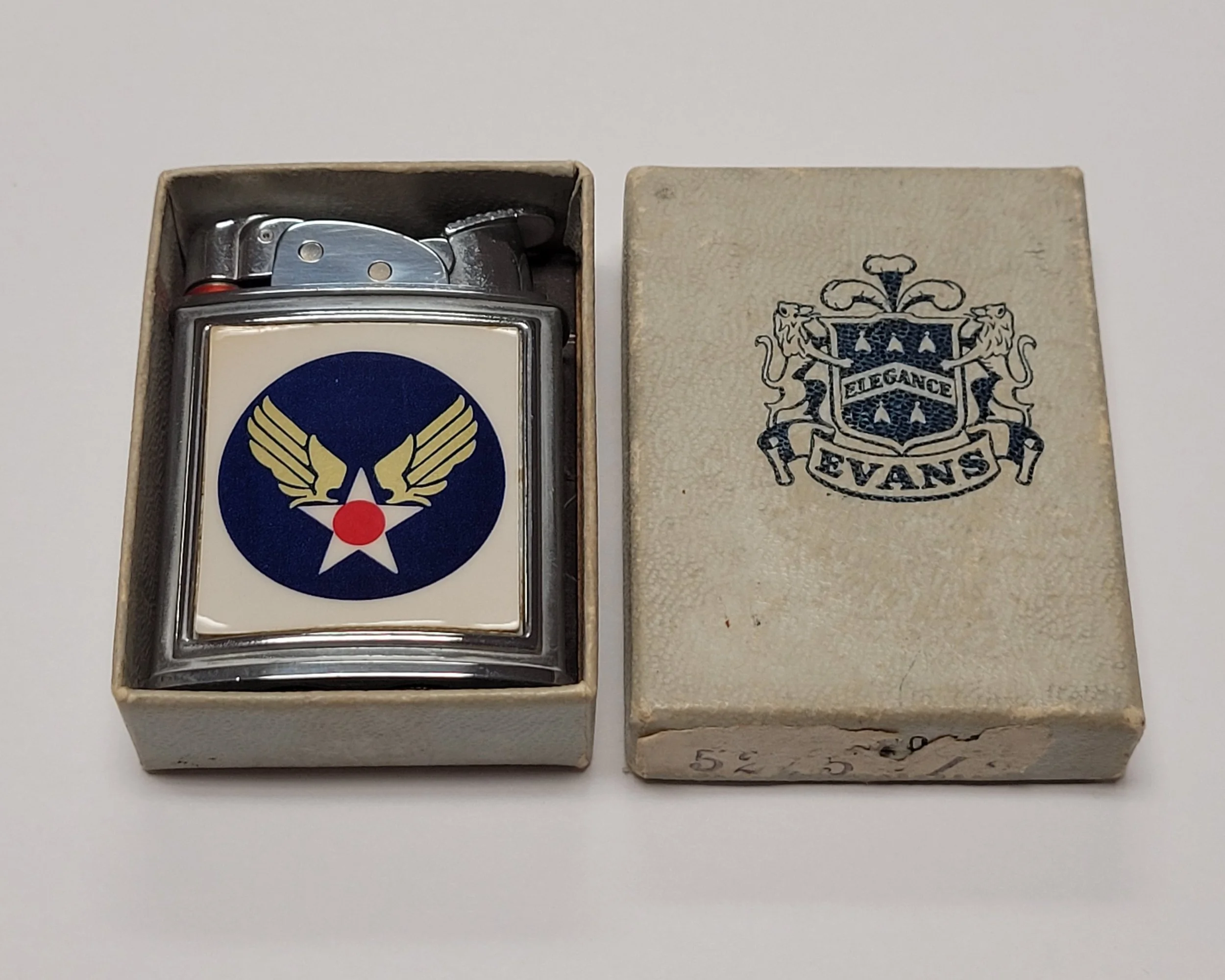 1950s Evans Banner U.S. Army Air Corps Pocket Lighter