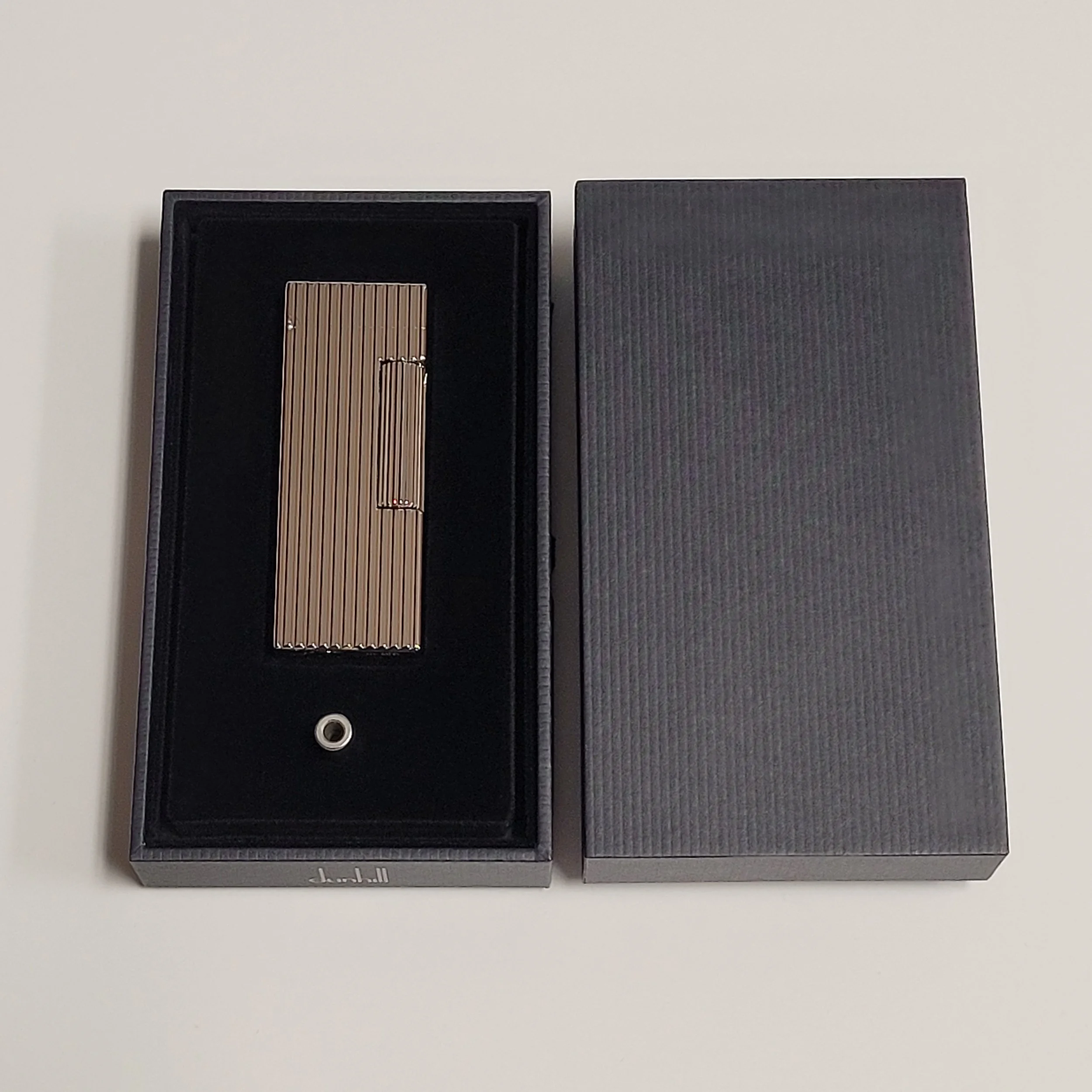 Alfred Dunhill Rollagas 2 Palladium Lines Lighter
