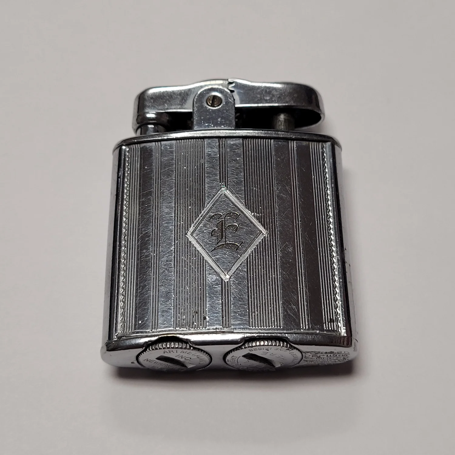 1930's cigarette lighters Vintage Feurex Windproof Lighter from the 1930s Vintage Rare Automatic Lighter with