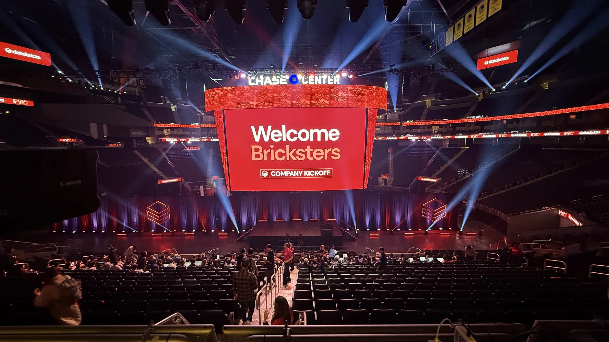 Arena event at the Chase Center in San Francisco.  