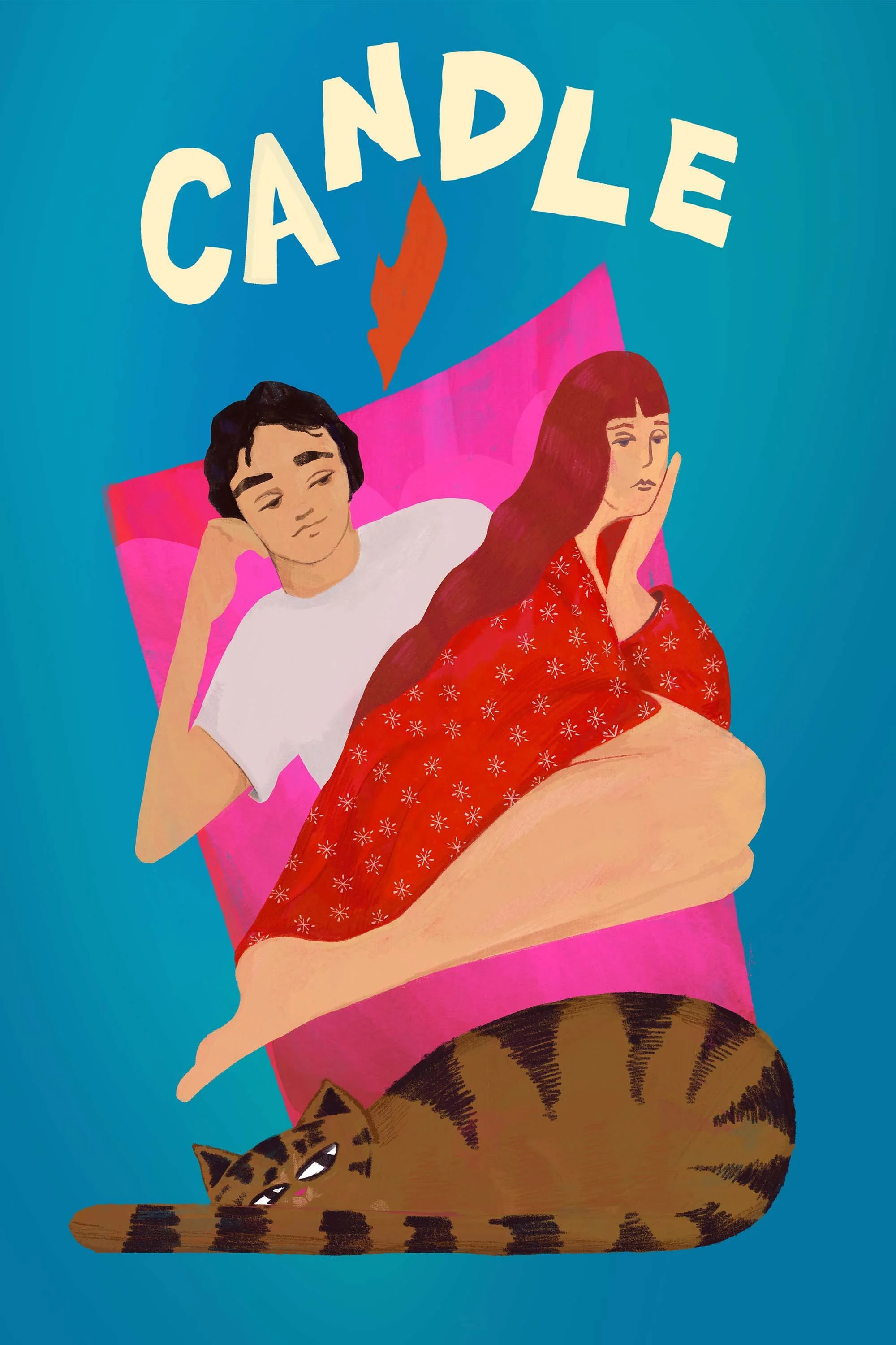 Candle (short).

Janie and Paul are engaged to be married, but they have lost their spark. When their couples counselor gives them a homework assignment, they must confront their future. A comedy-drama about attention and attraction.