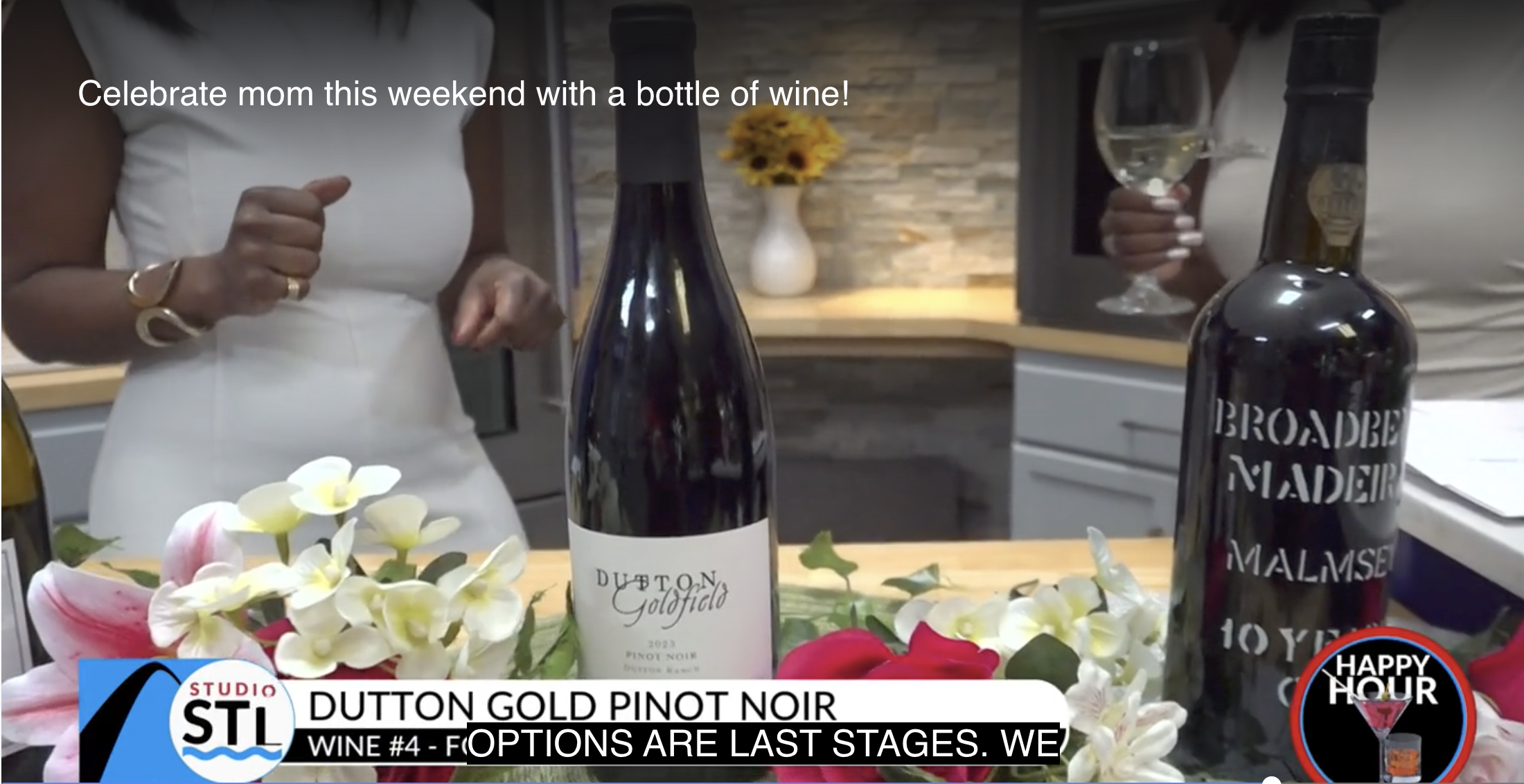 Dutton Ranch Pinot Noir Featured on St. Louis News for Mother’s Day