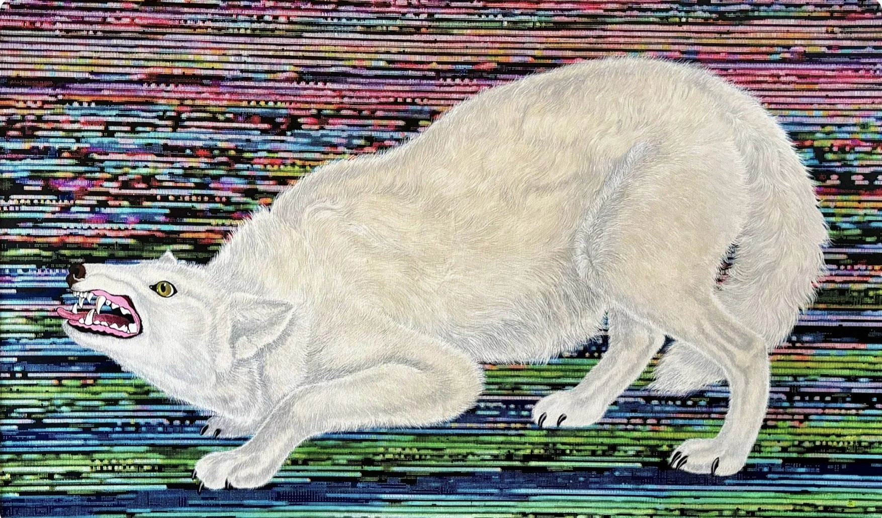 TV Party Giclee Print 12” x 20”