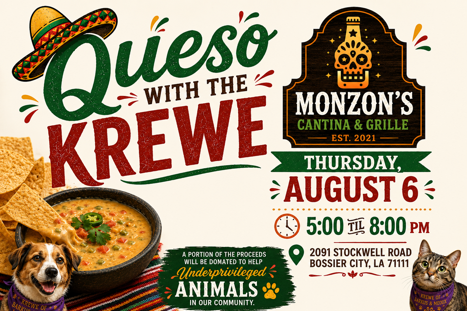 Queso with the Krewe