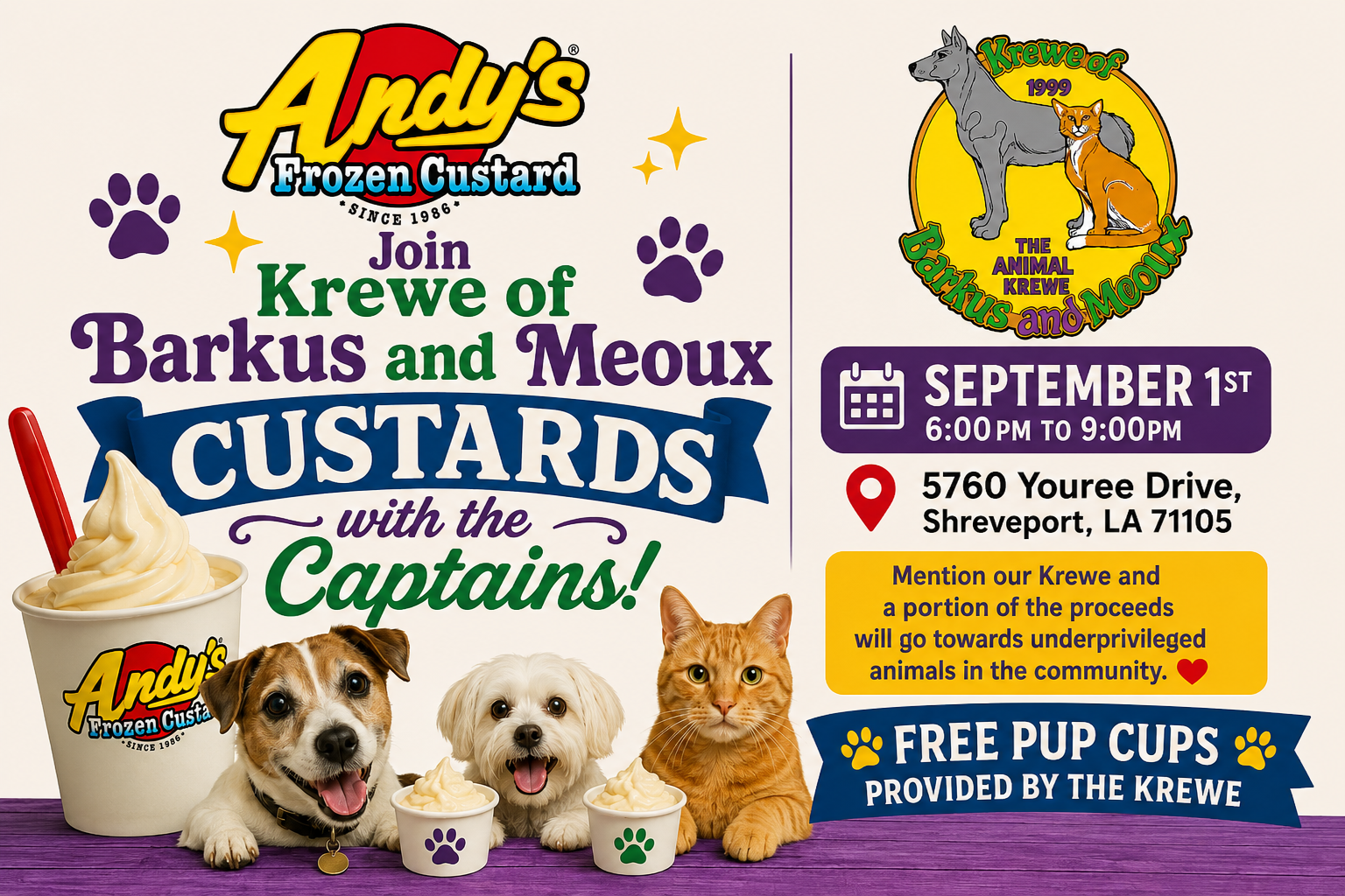 Custards with the Captains