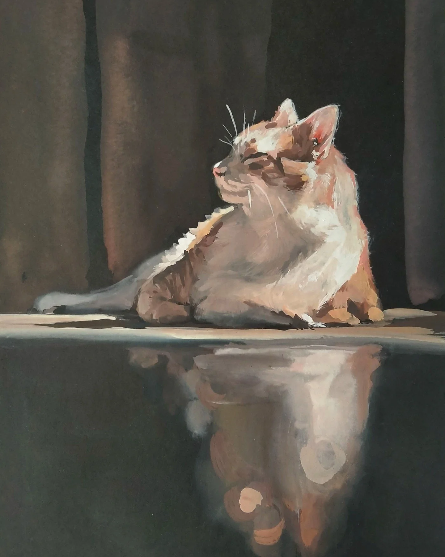 The Cat Caf&eacute; in Alkmaar (@digibeetenkattencafe) supports local artists! It's also a lovely, cozy place. Check it out if you're in the area. :)

#alkmaarprachtstad #gezellig #catsofig