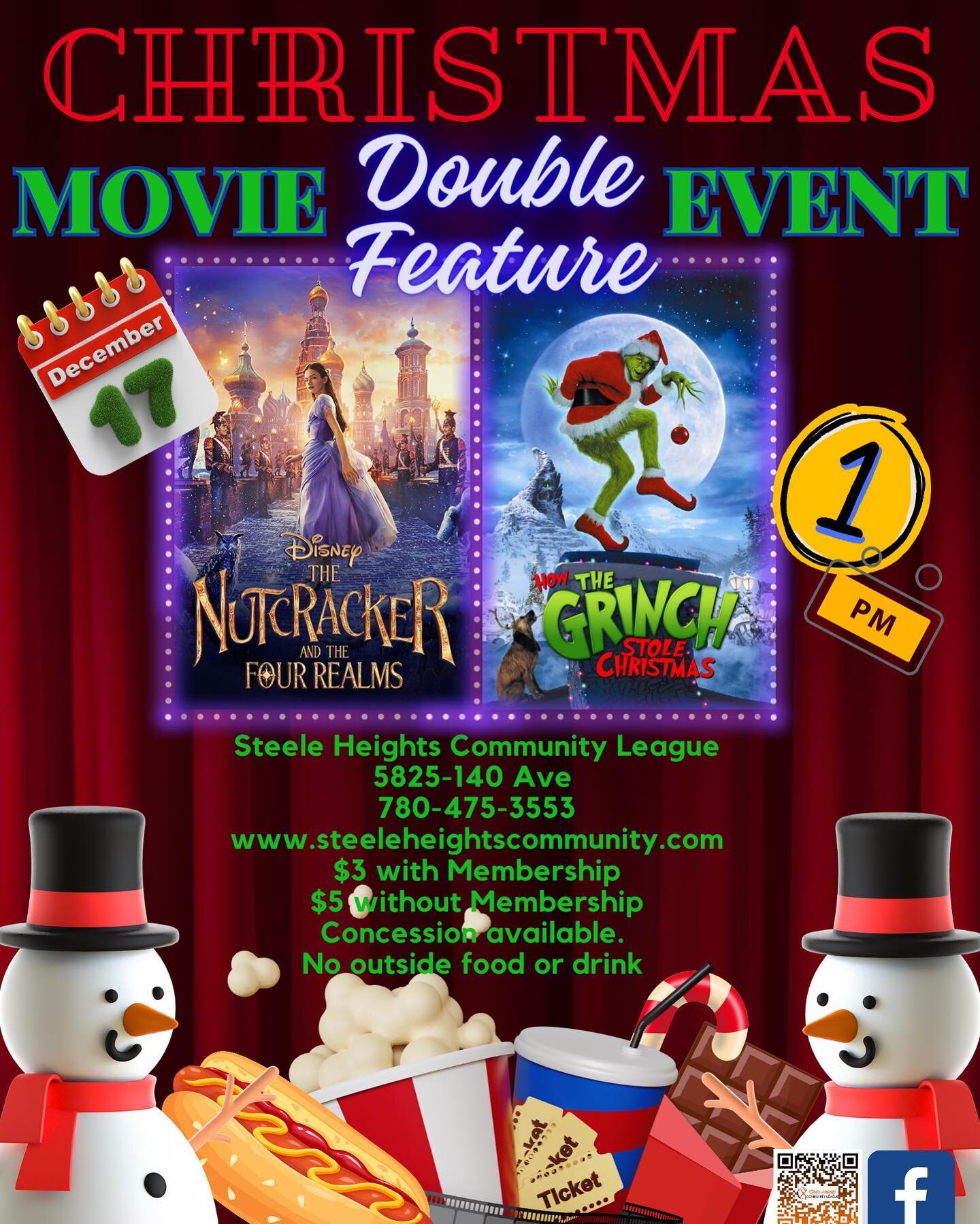 Let&rsquo;s go!!!! Tomorrow will be a fun filled day with our Double Feature Movie event. Full concession available. Crafts in between features. Bring your own lawn chair or blanket. It&rsquo;s going to be a blast !