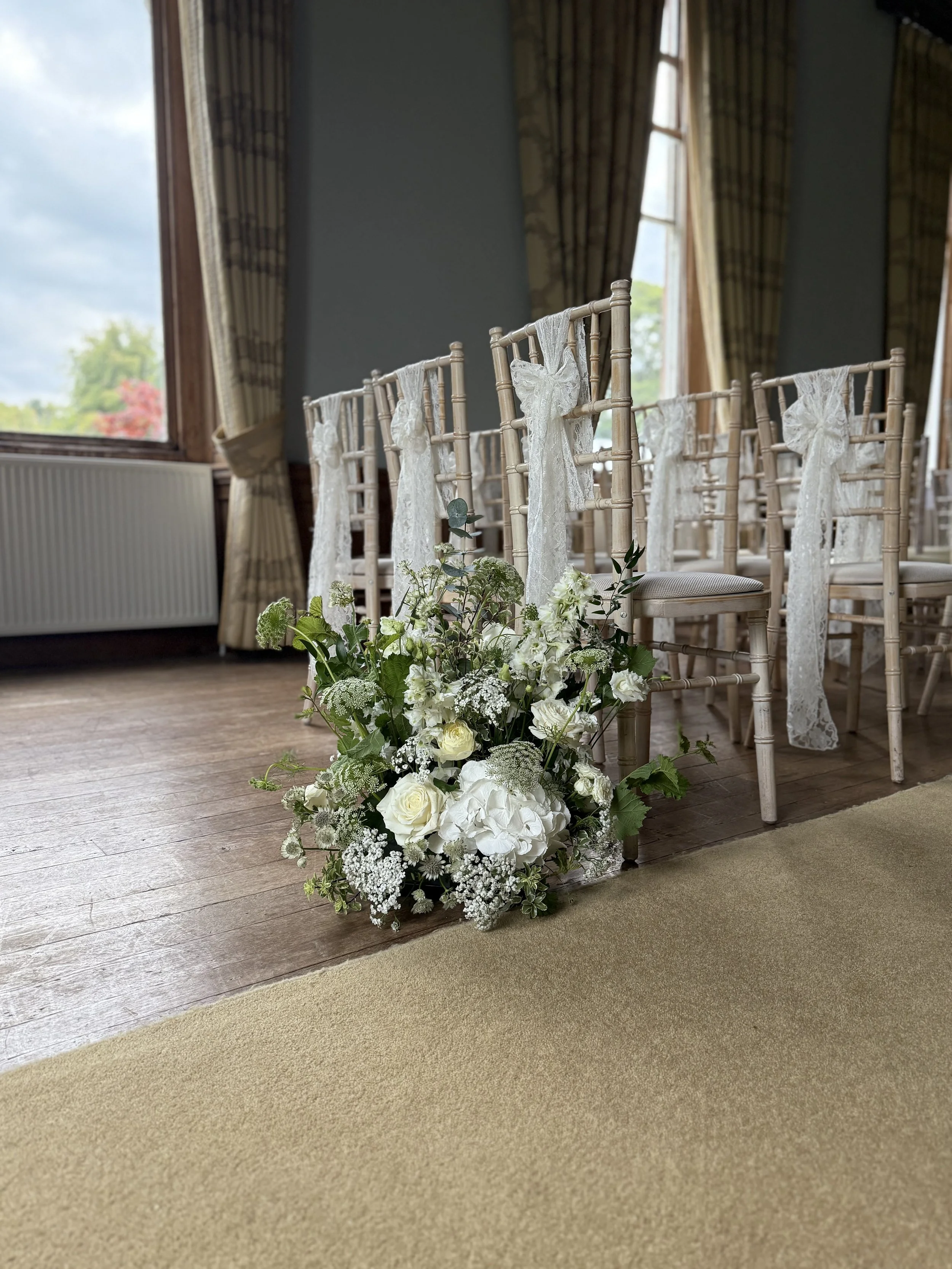 Meadows as aisle markers