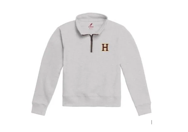 メンズウェア CLUBHAUS Fleece 1/4 Pullover Gray/Black CLUBHAUS Fleece 1/4 Pullover Gray/Black Youth 1/4 Zip Essential