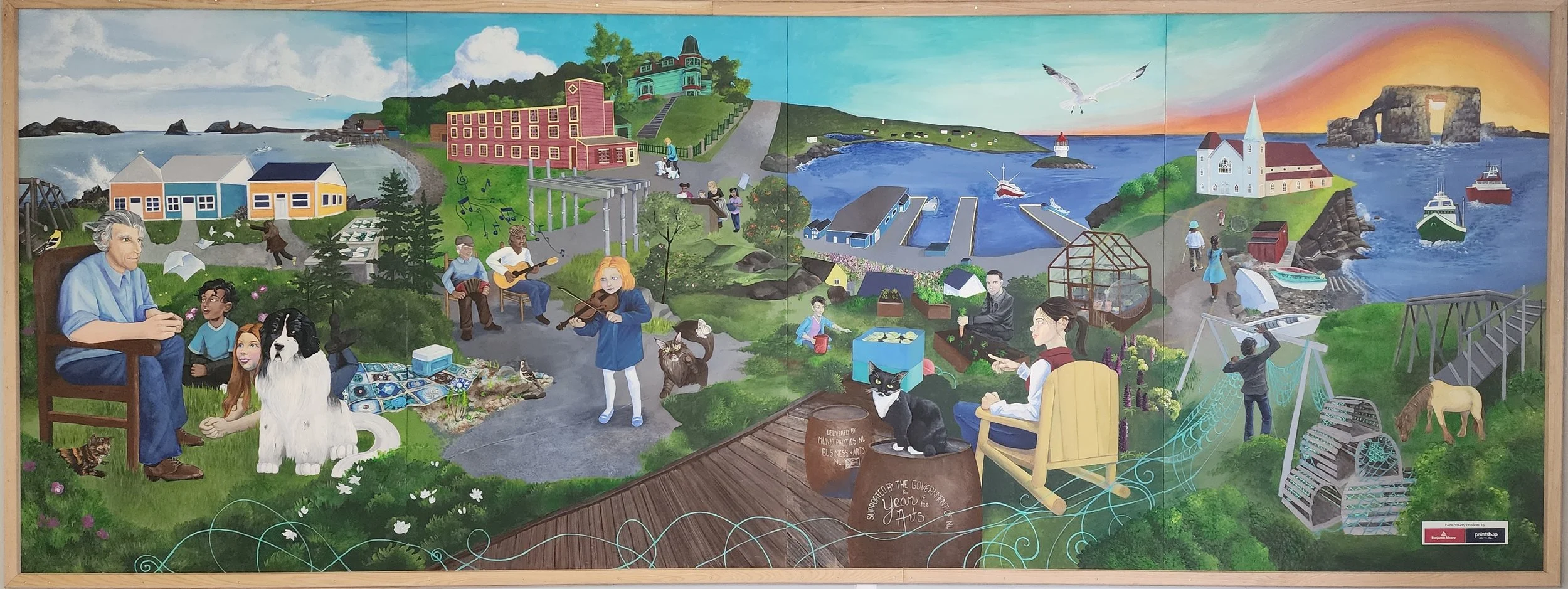 Spotlight on Our Creative Home: Trinity Bay North Mural Project