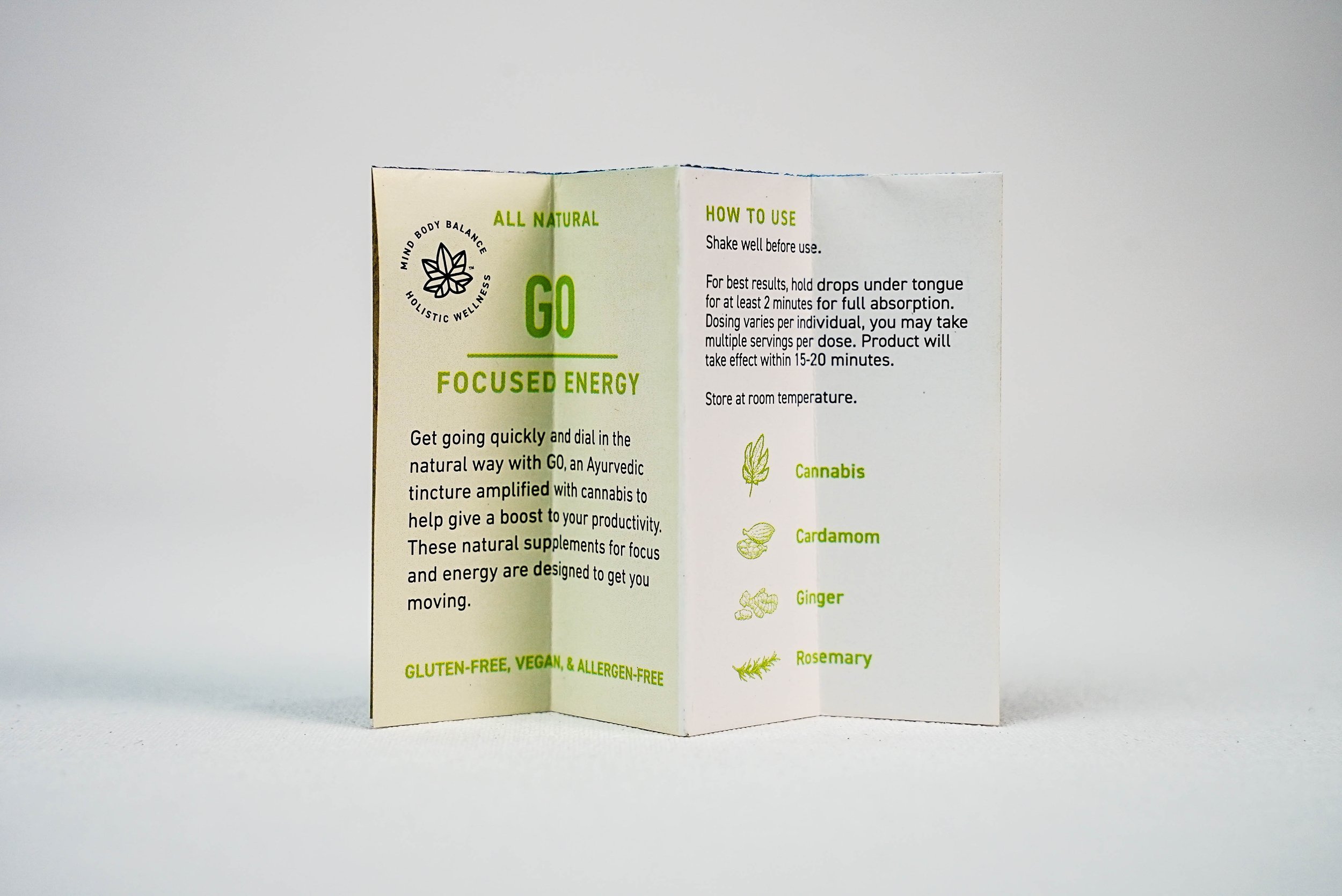 the inside of a multifold brochure printing using an offset press with full color, double sided print