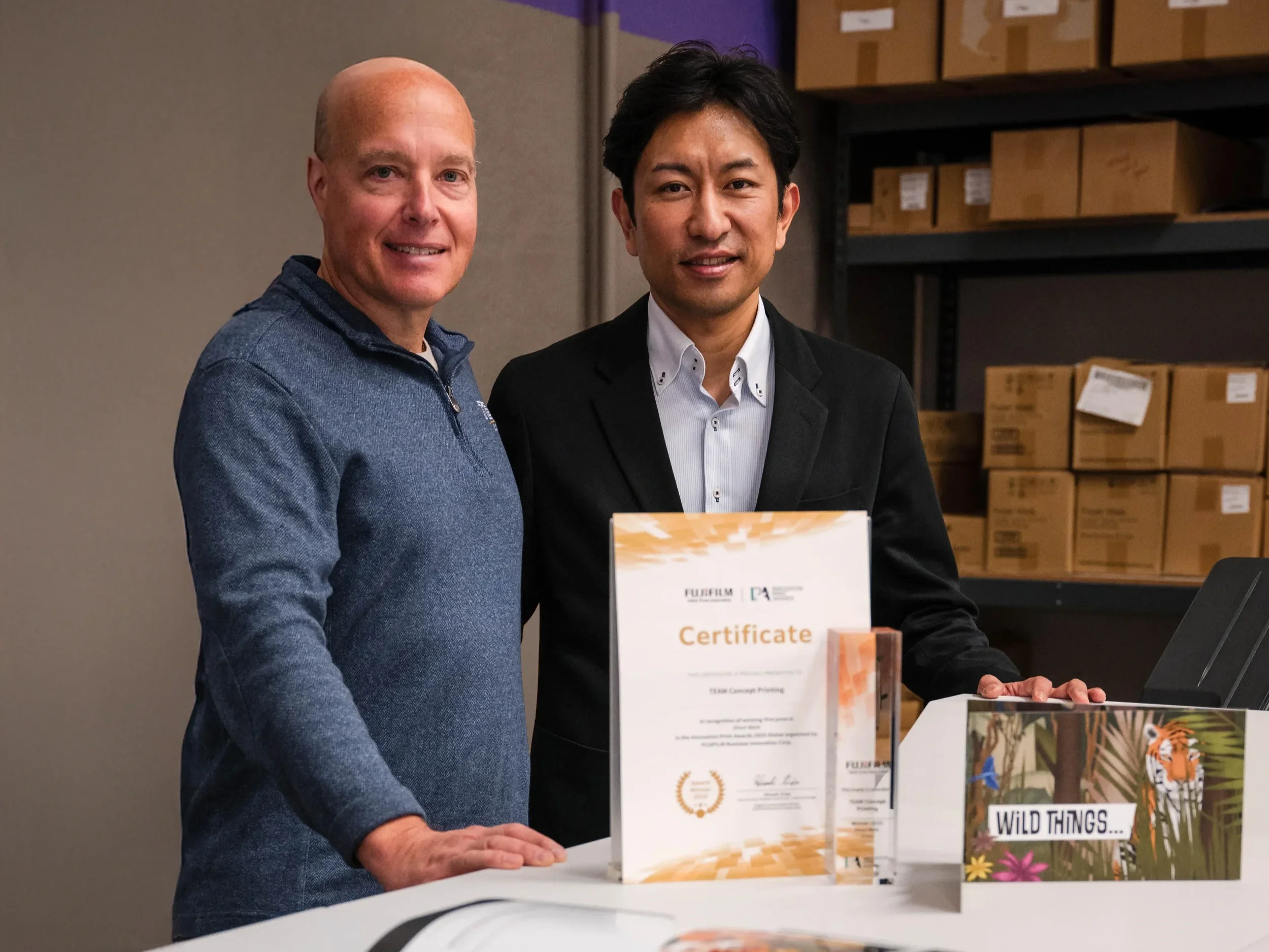TEAM Concept Printing Is First U.S. Recipient of FUJIFILM Global Innovation Print Award