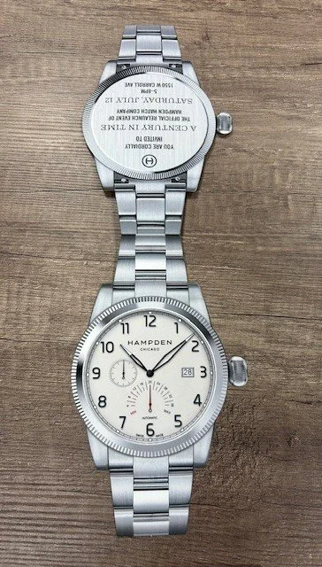 Custom Invitation shaped like a watch 