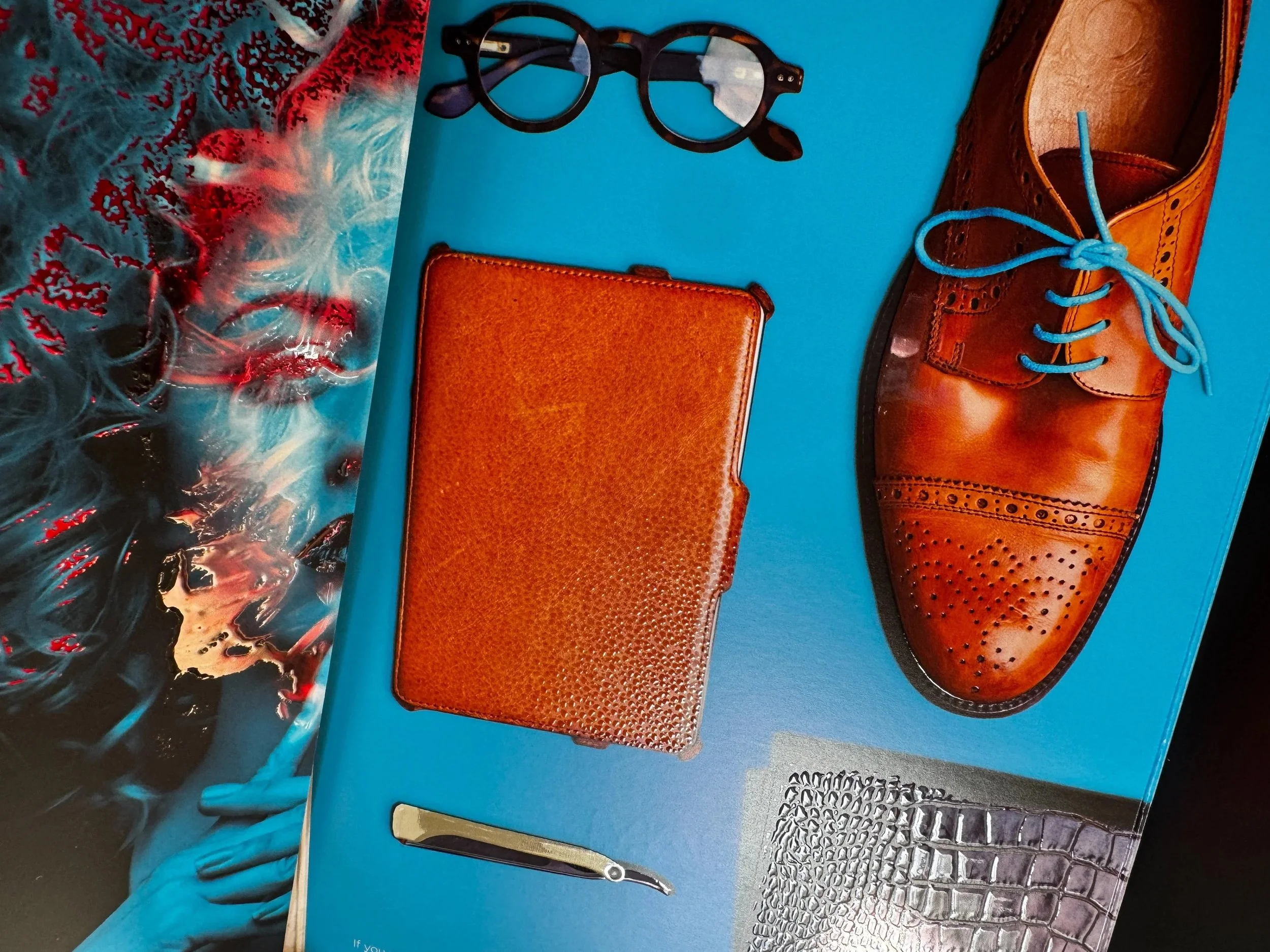LUXfx Textured Print Finish on Custom Luxurious Brochure